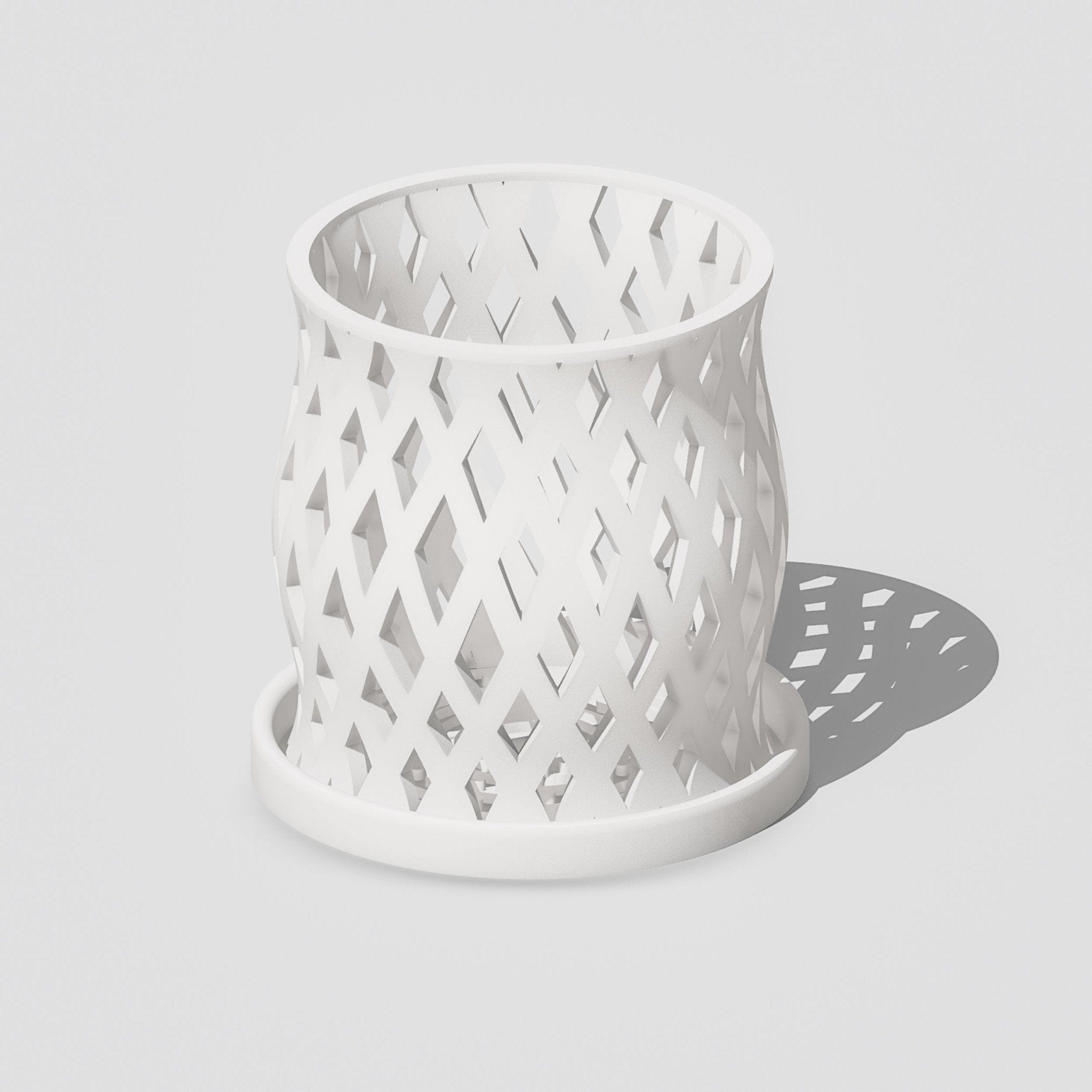 Rosebud HomeGoods Pots & Planters White / 4 inch / Without Drip Tray Capricious Orchid Planter Pot