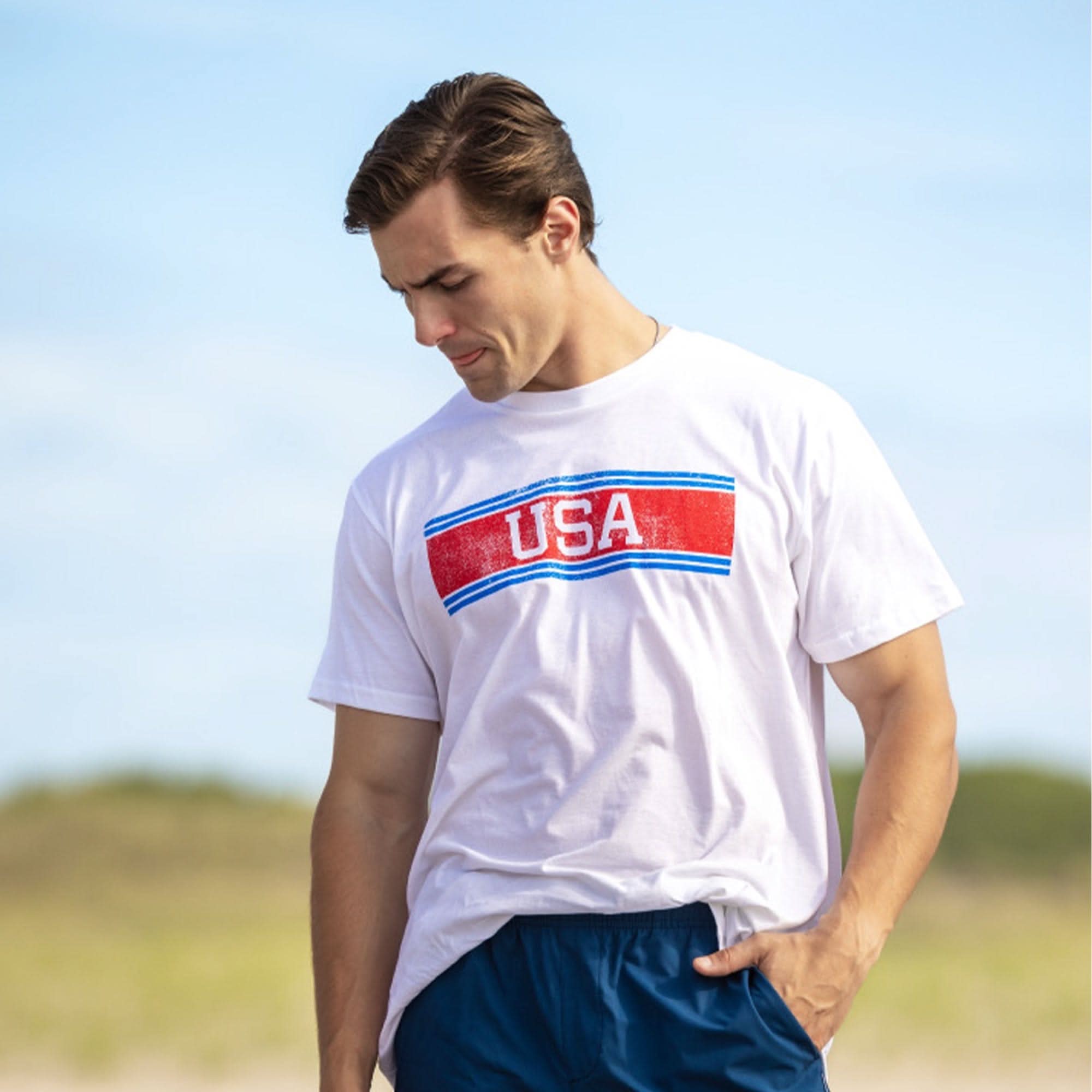 Unisex All-American Cotton Short Sleeve Tee - My American Goods