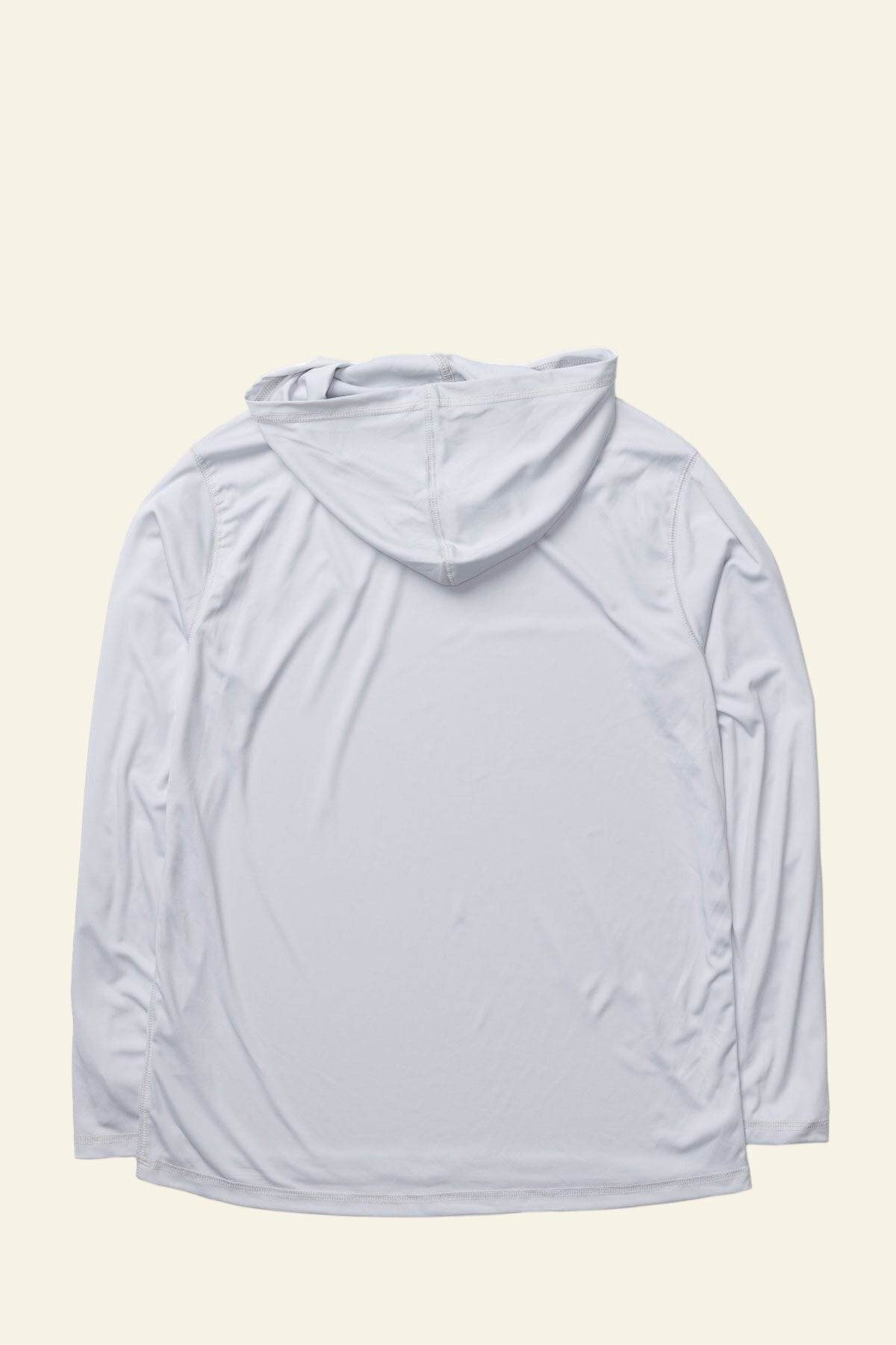 Light gray hoodie on a white background
