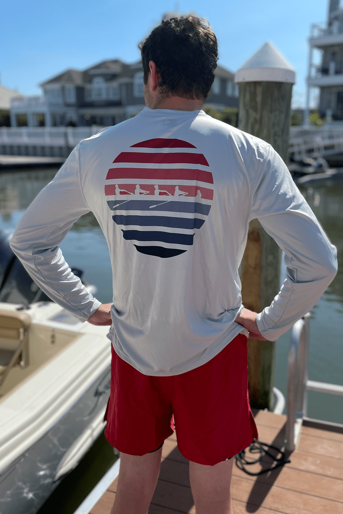 Unisex UV Protection Sunset Row Long Sleeve - My American Goods