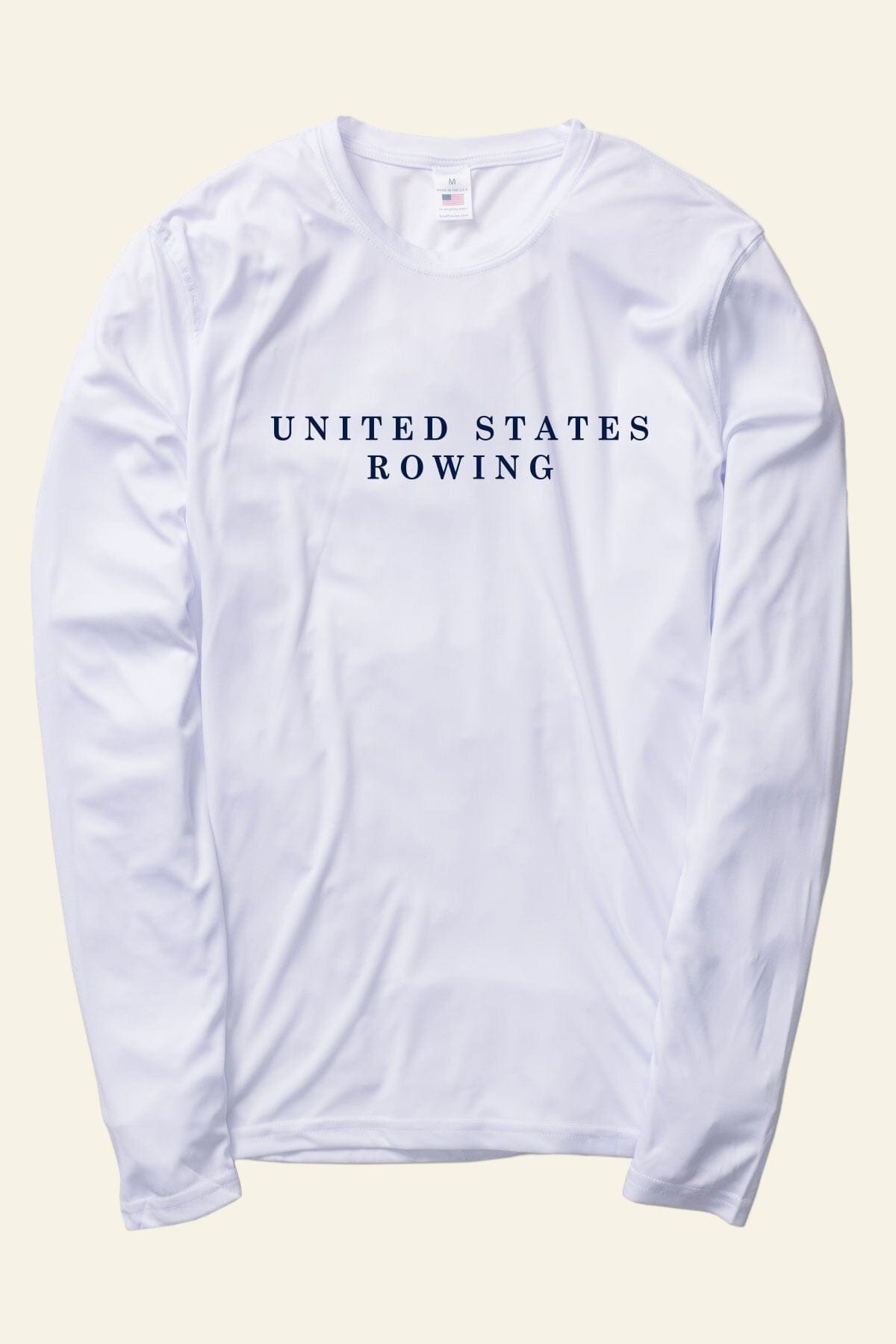 Boathouse sun protection long sleeve shirts White / X-Small Unisex UV Protection U.S. Rowing and Oar Long Sleeve