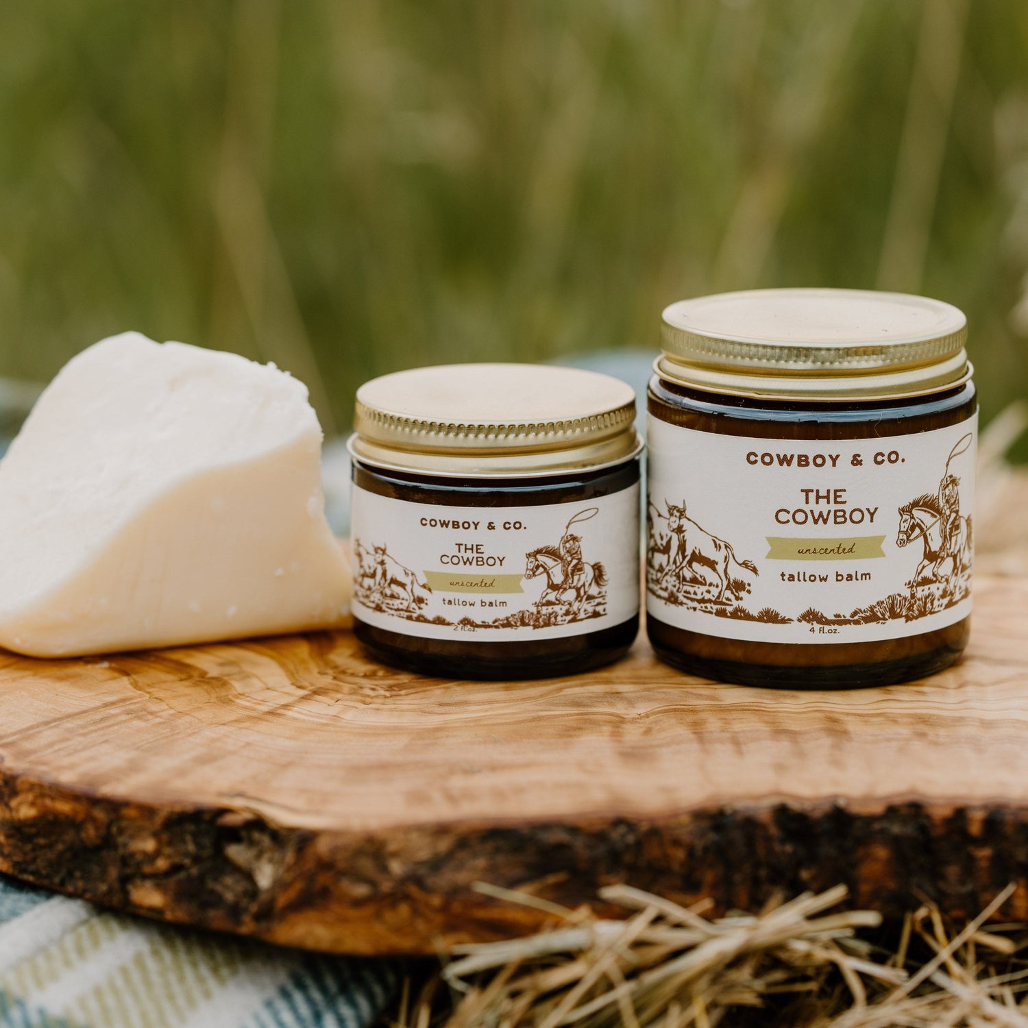 The Cowboy - Organic Unscented Tallow Balm Moisturizer - My American Goods