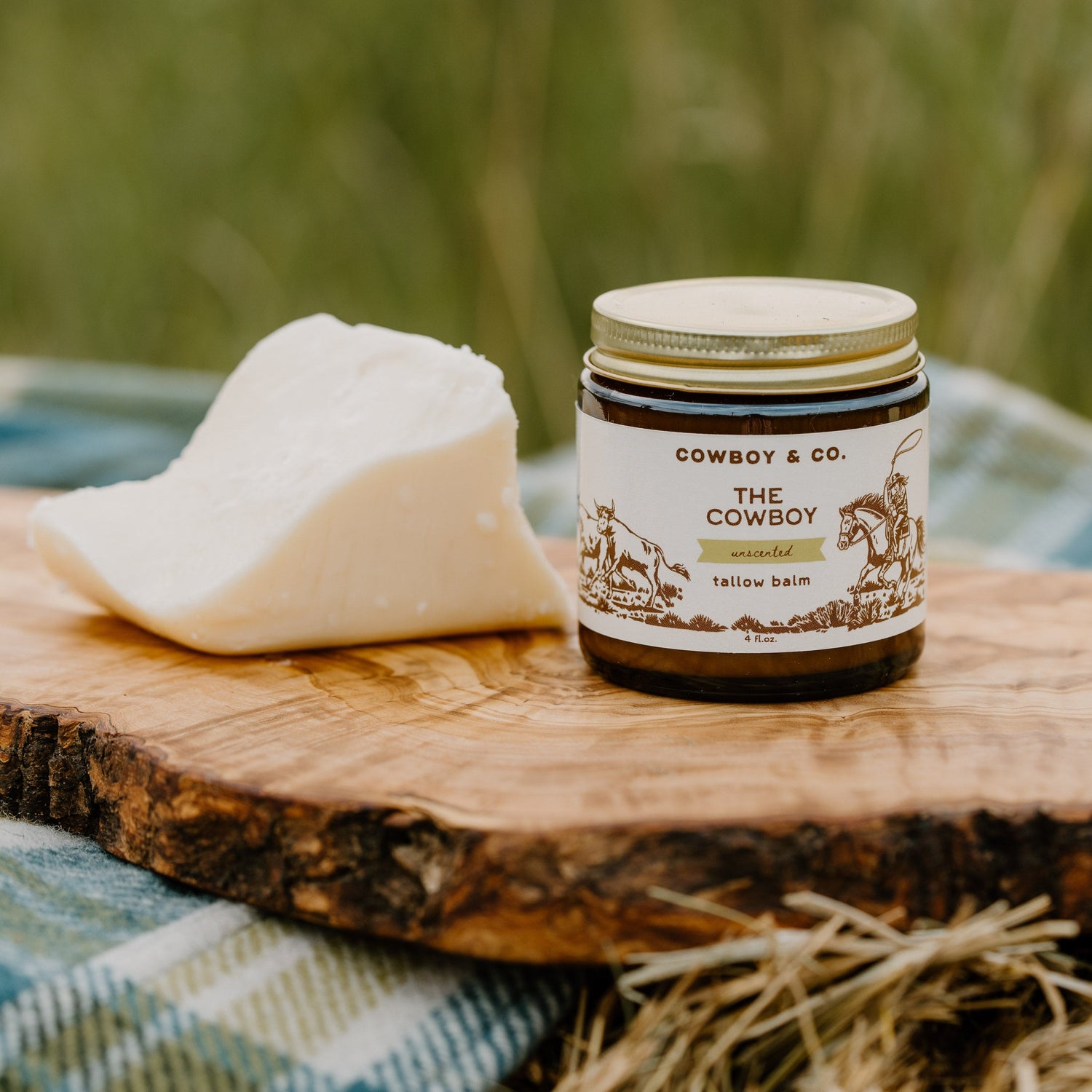 The Cowboy - Organic Unscented Tallow Balm Moisturizer - My American Goods