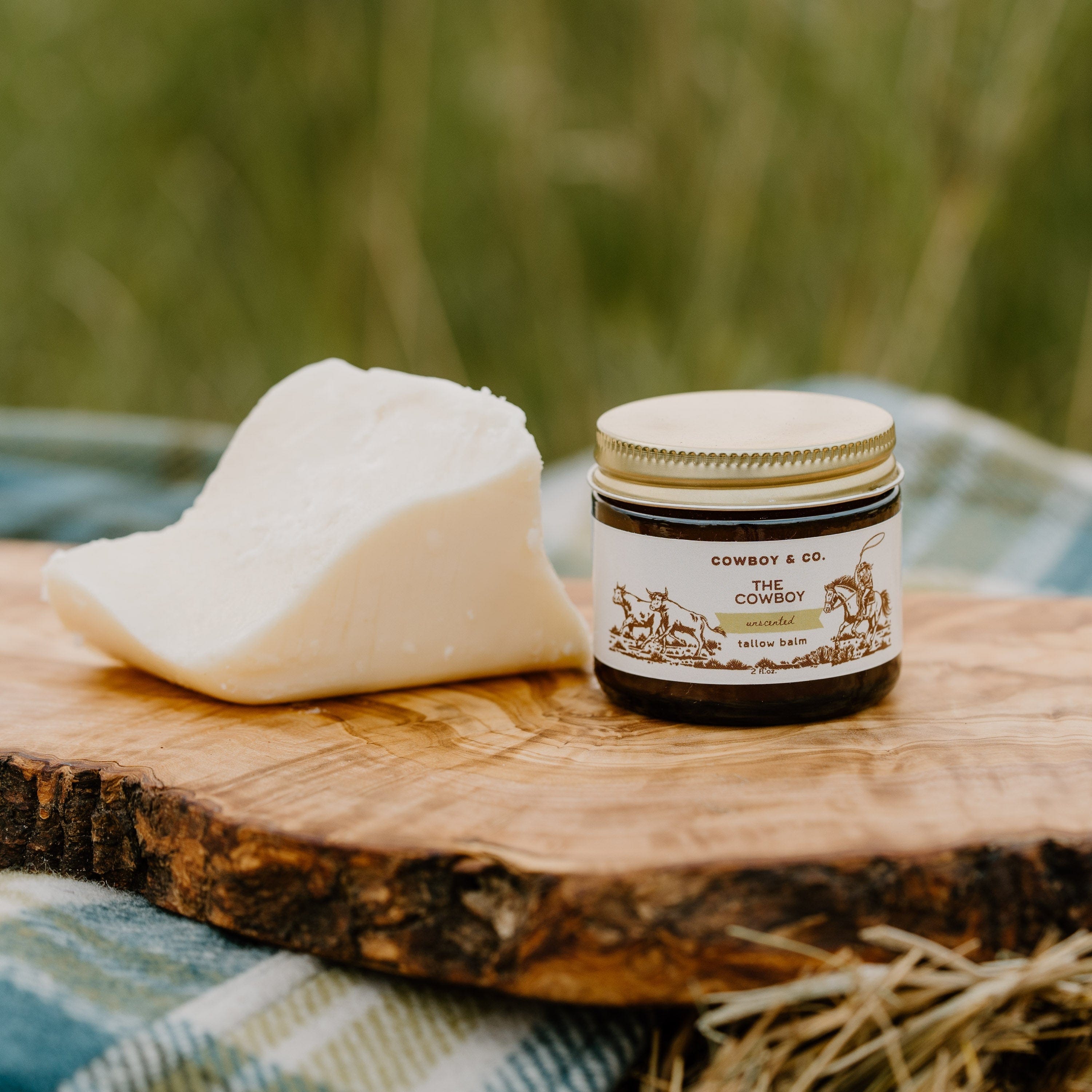 The Cowboy - Organic Unscented Tallow Balm Moisturizer - My American Goods