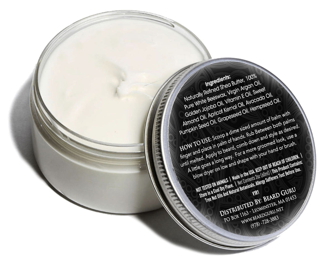 BeardGuru Premium Beard Balm: Unscented - My American Goods