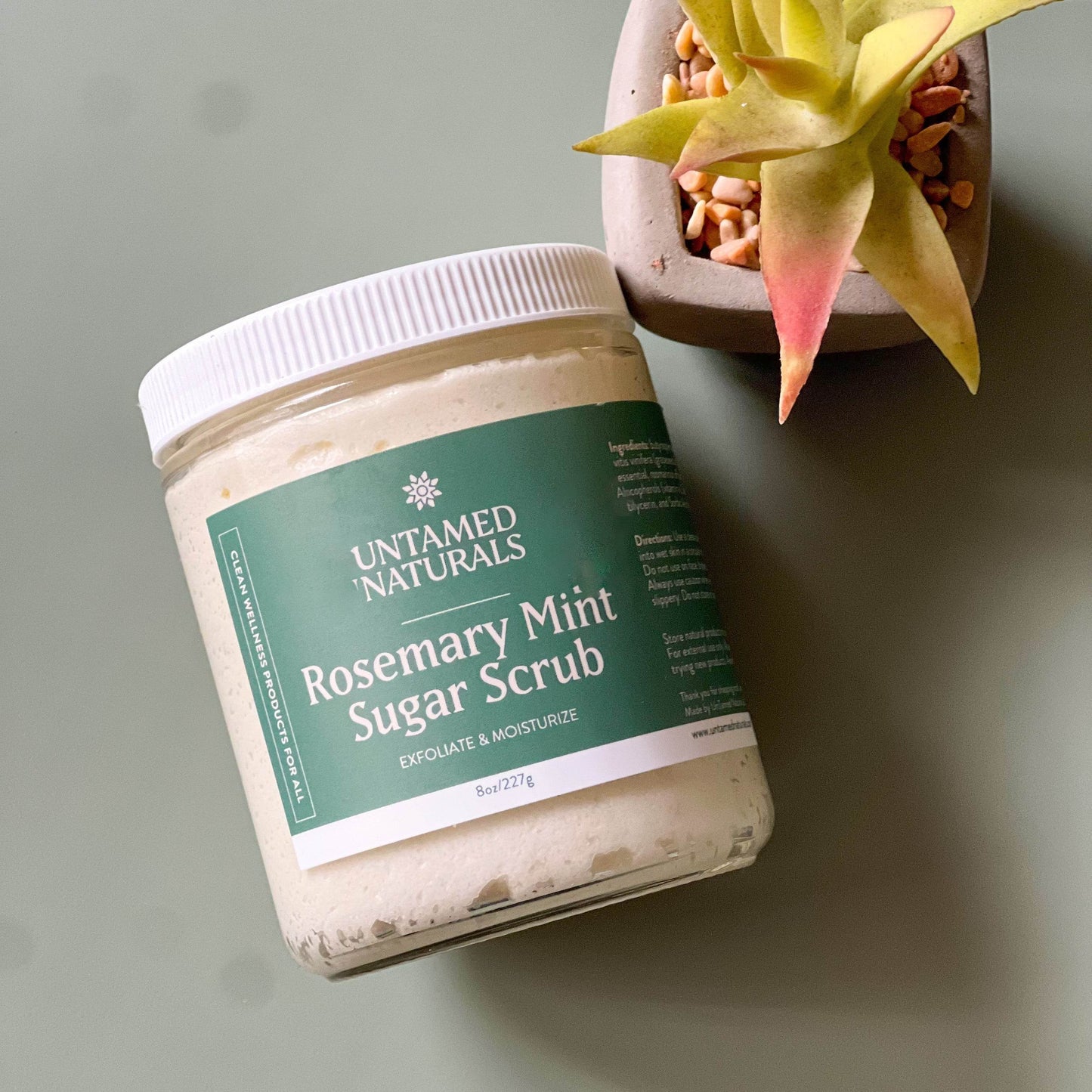 Rosemary Mint Sugar Scrub - My American Goods