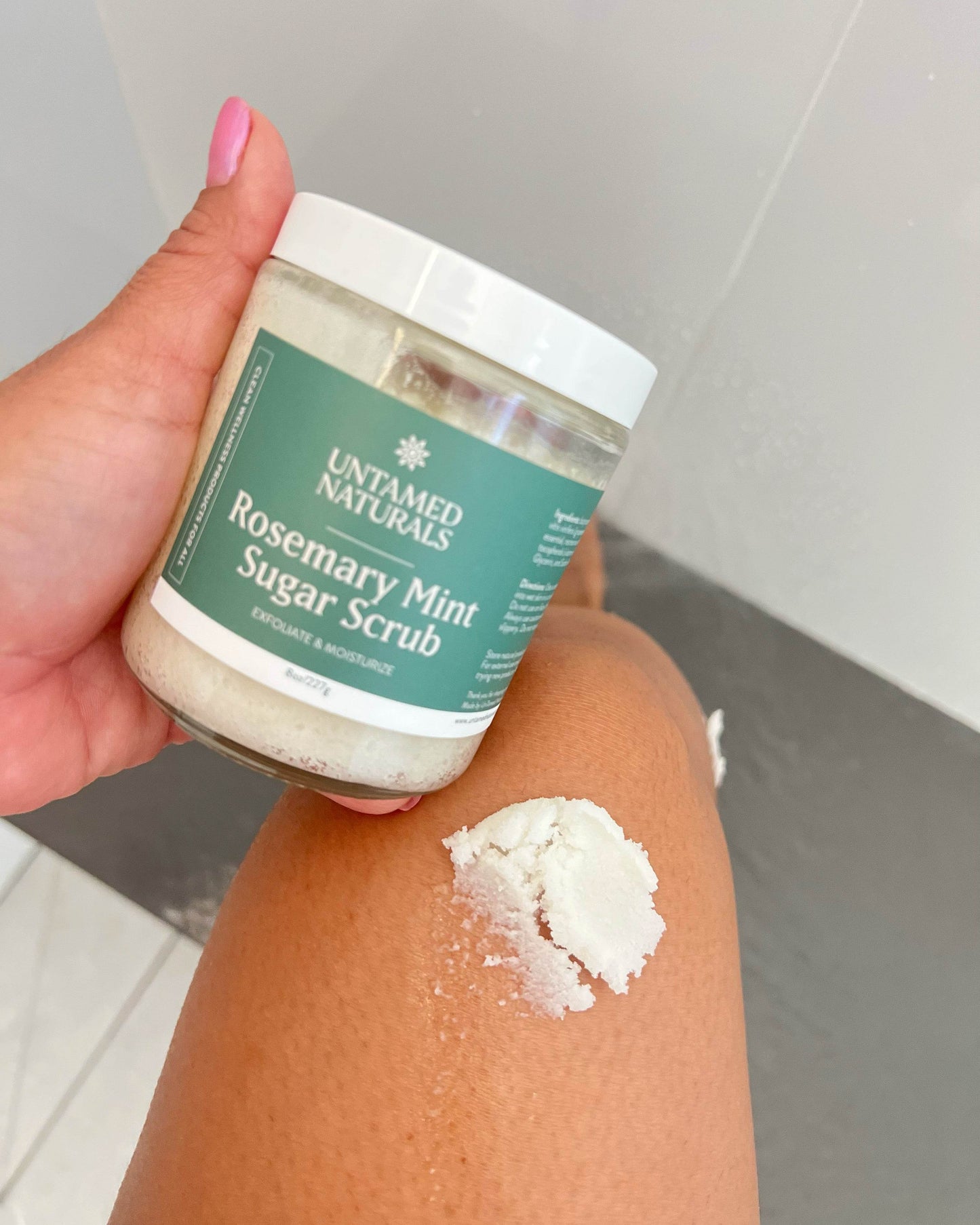 Rosemary Mint Sugar Scrub - My American Goods