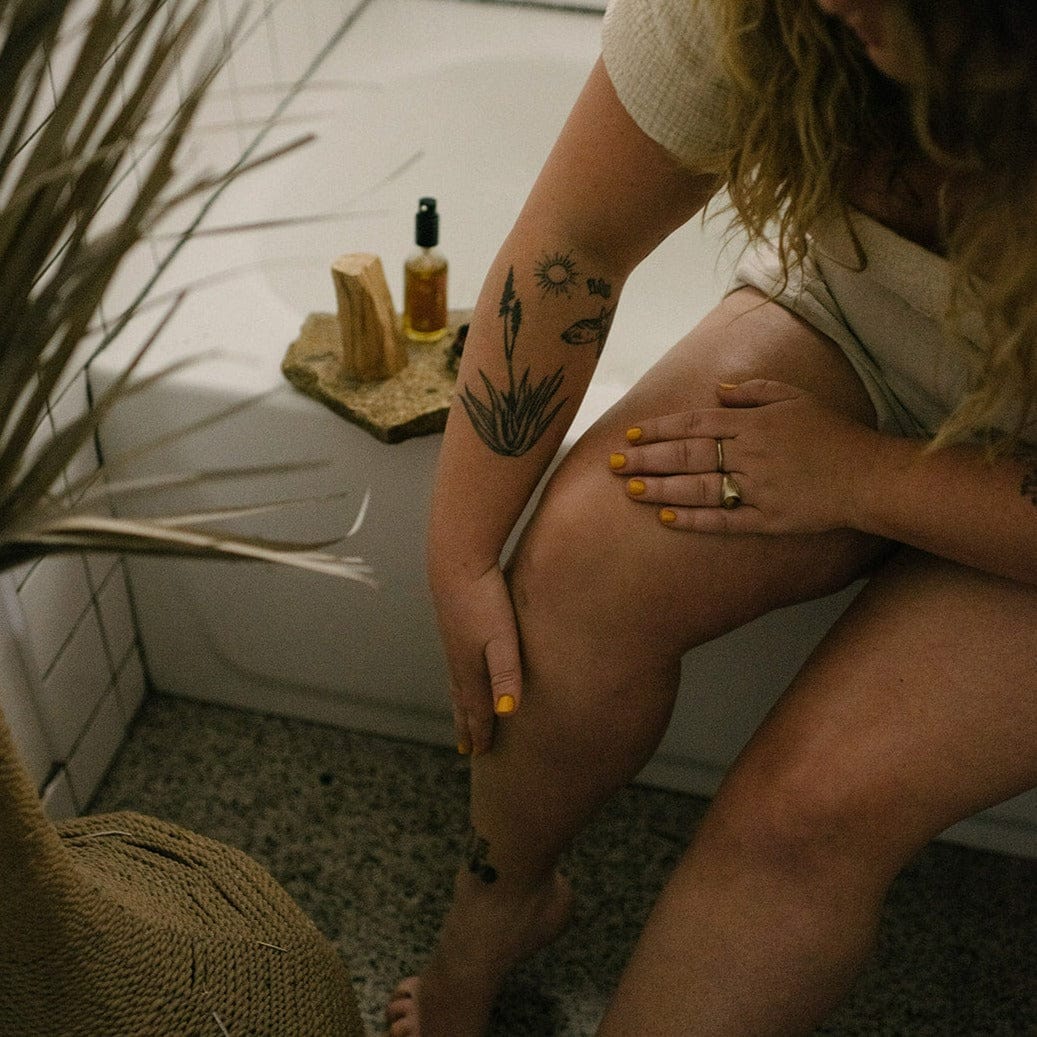 Palo Santo Vetiver Grounding Body Oil - My American Goods