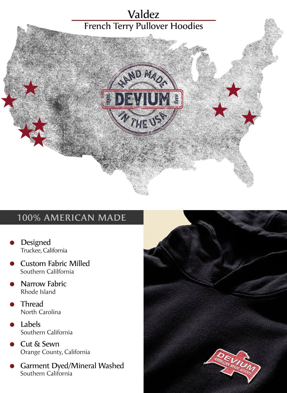 Valdez French Terry Pullover - My American Goods