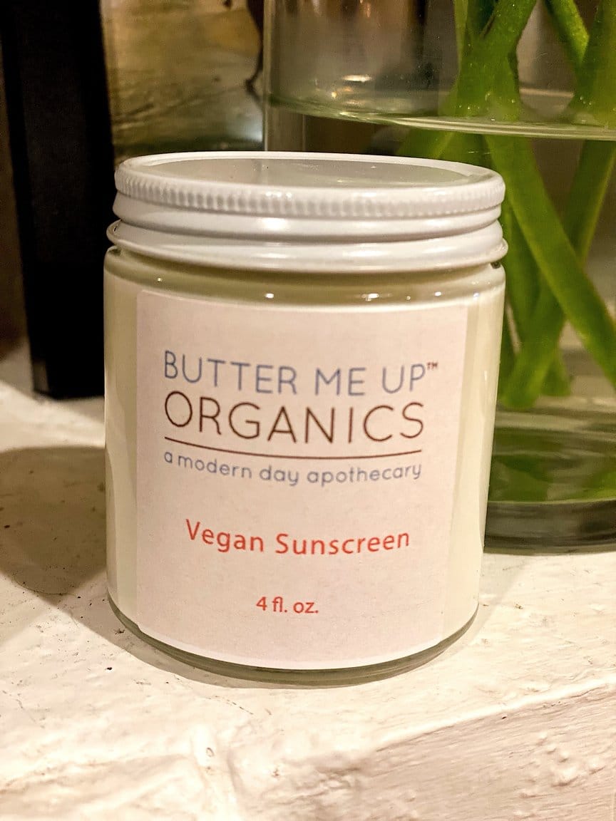 Butter Me Up Organics Body VEGAN Organic Sunscreen SPF 45