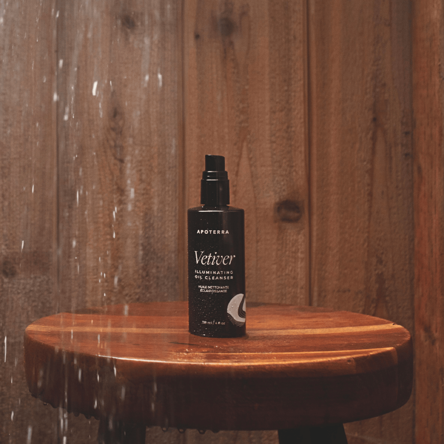 Apoterra Soap Vetiver Illuminating Oil Cleanser