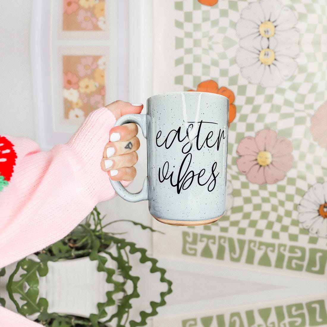 Gia Roma Coffee Mug, Easter Vibes Mug | Spring Coffee Mug 16oz