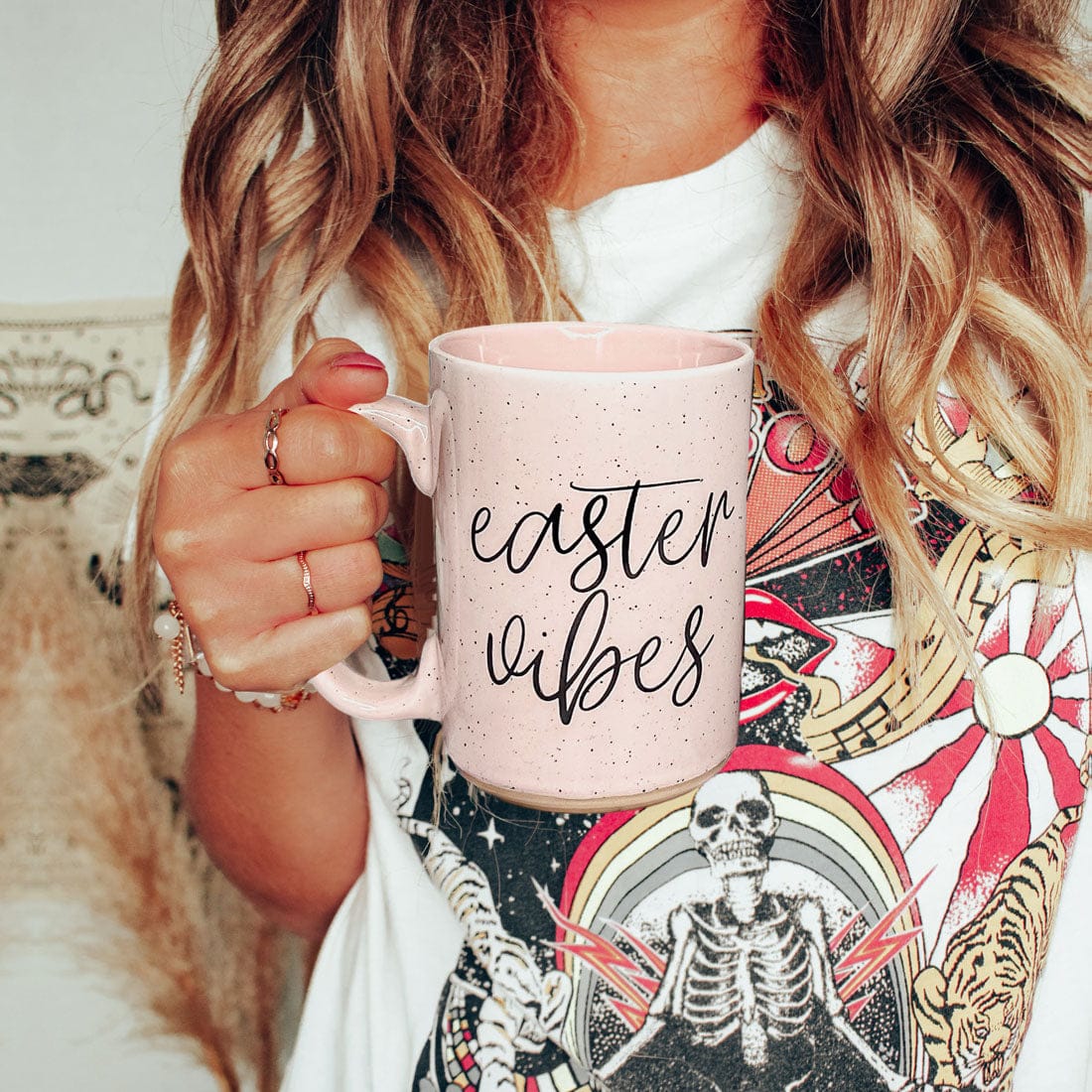 Gia Roma Coffee Mug, Easter Vibes Mug | Spring Coffee Mug 16oz