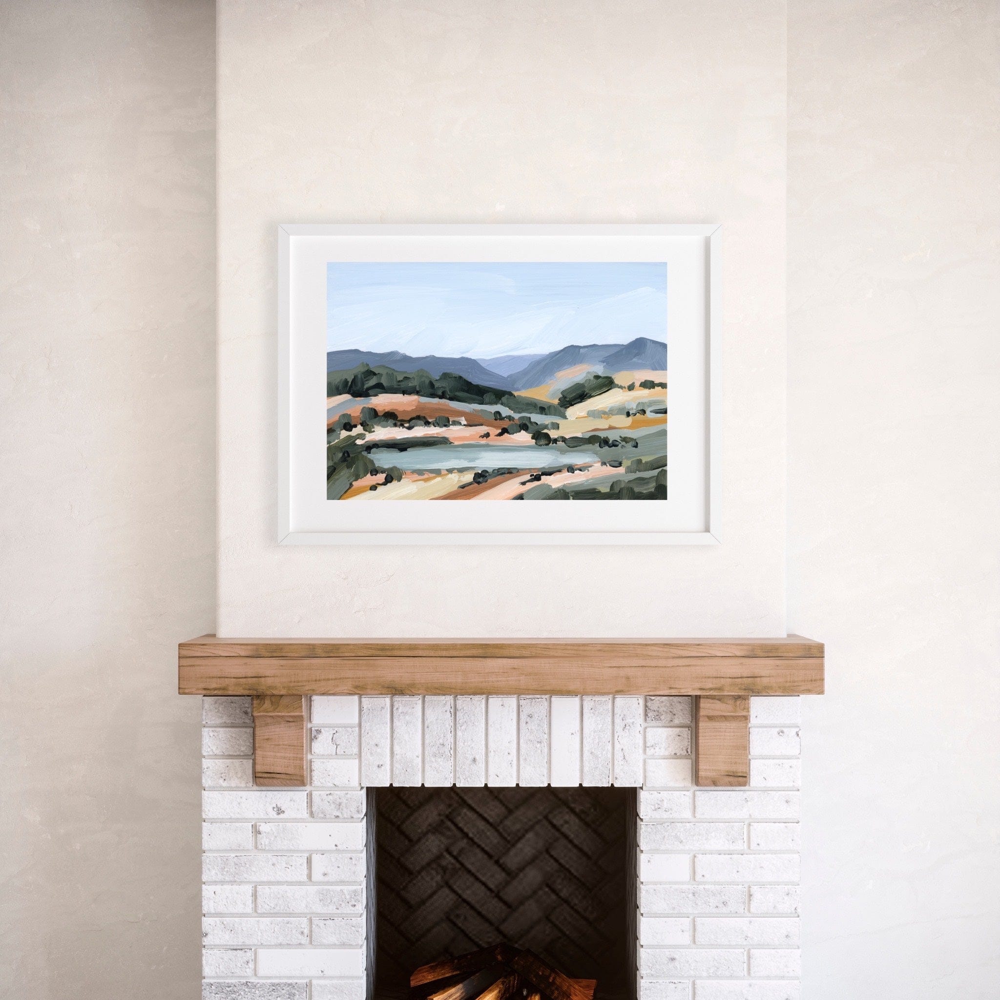 Katie Garrison Art Print "View from Here" Art Print