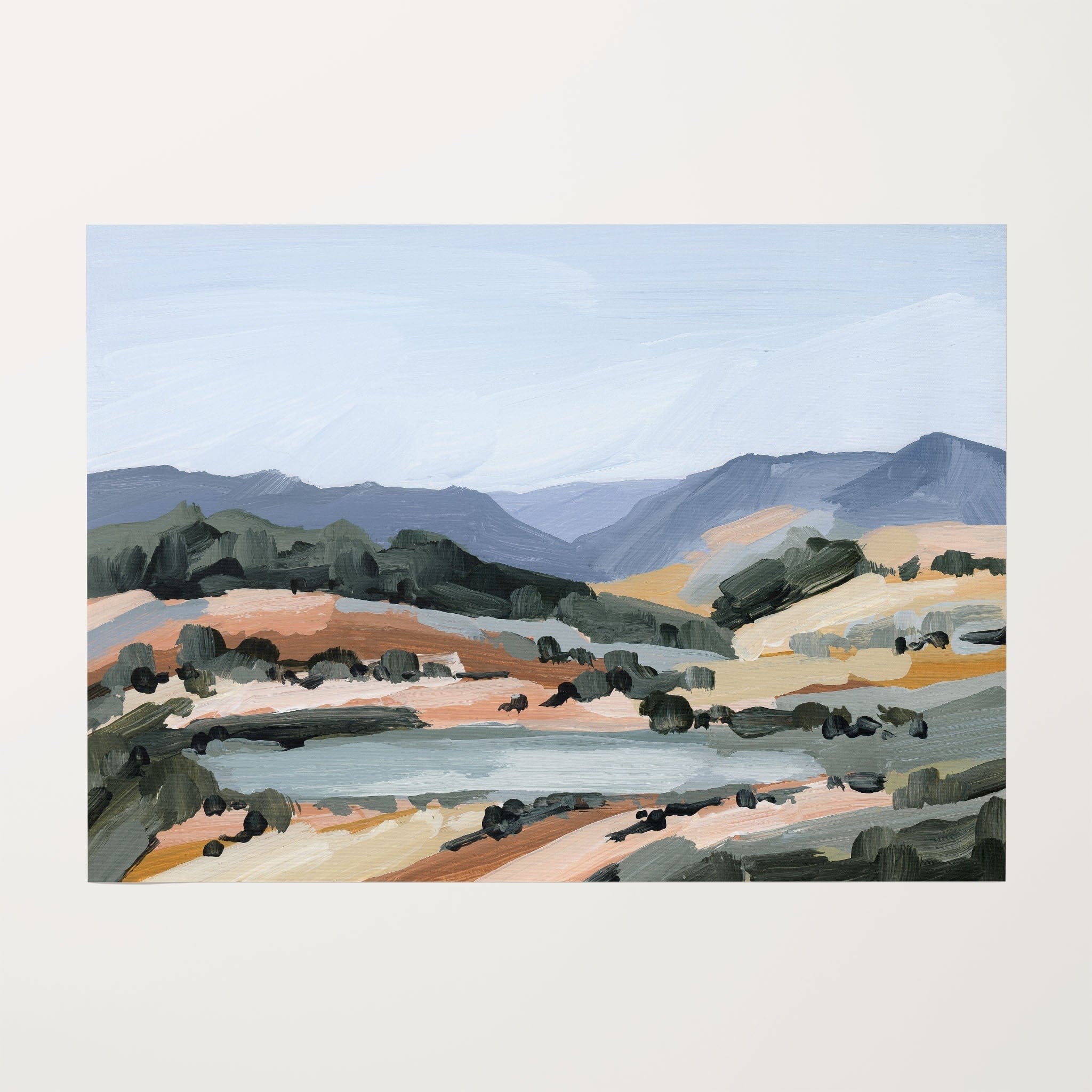 Katie Garrison Art Print Rolled Canvas / 8x10 in / No Frame "View from Here" Art Print
