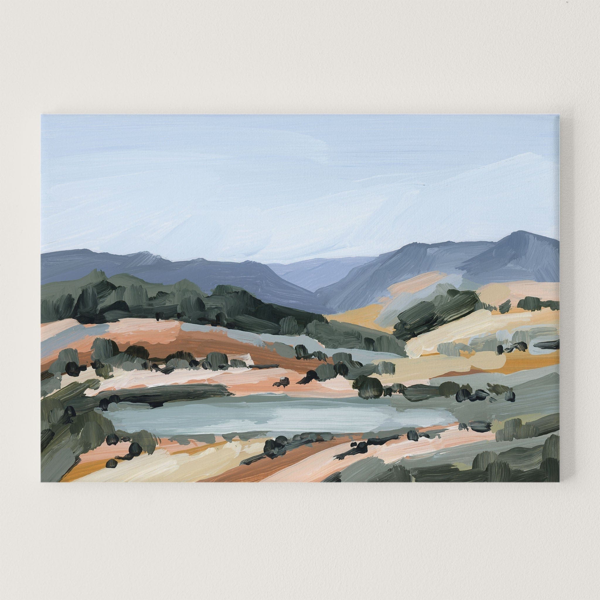 Katie Garrison Art Print Stretched Canvas / 8x10 in / No Frame "View from Here" Art Print
