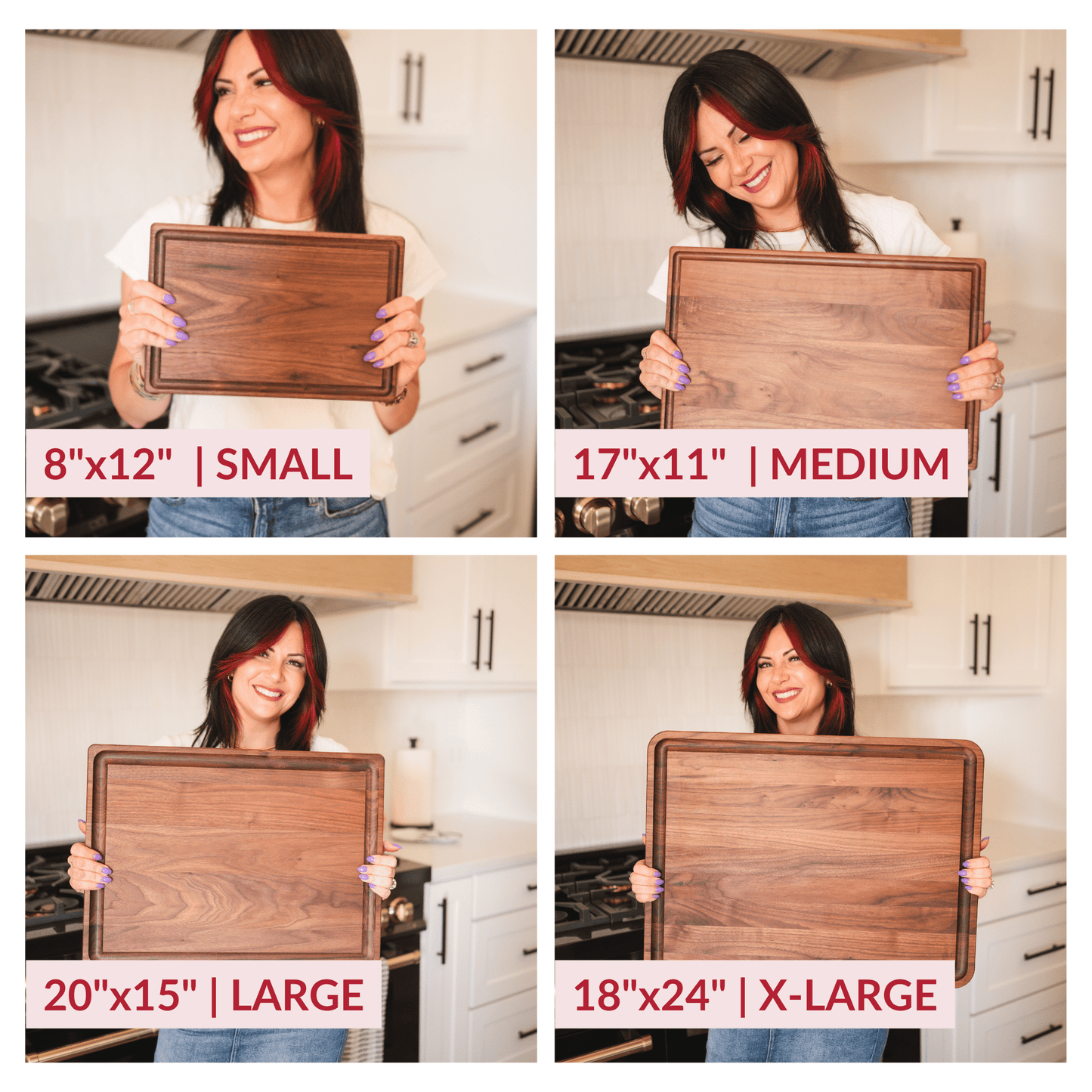 Large Walnut Wood Cutting Board