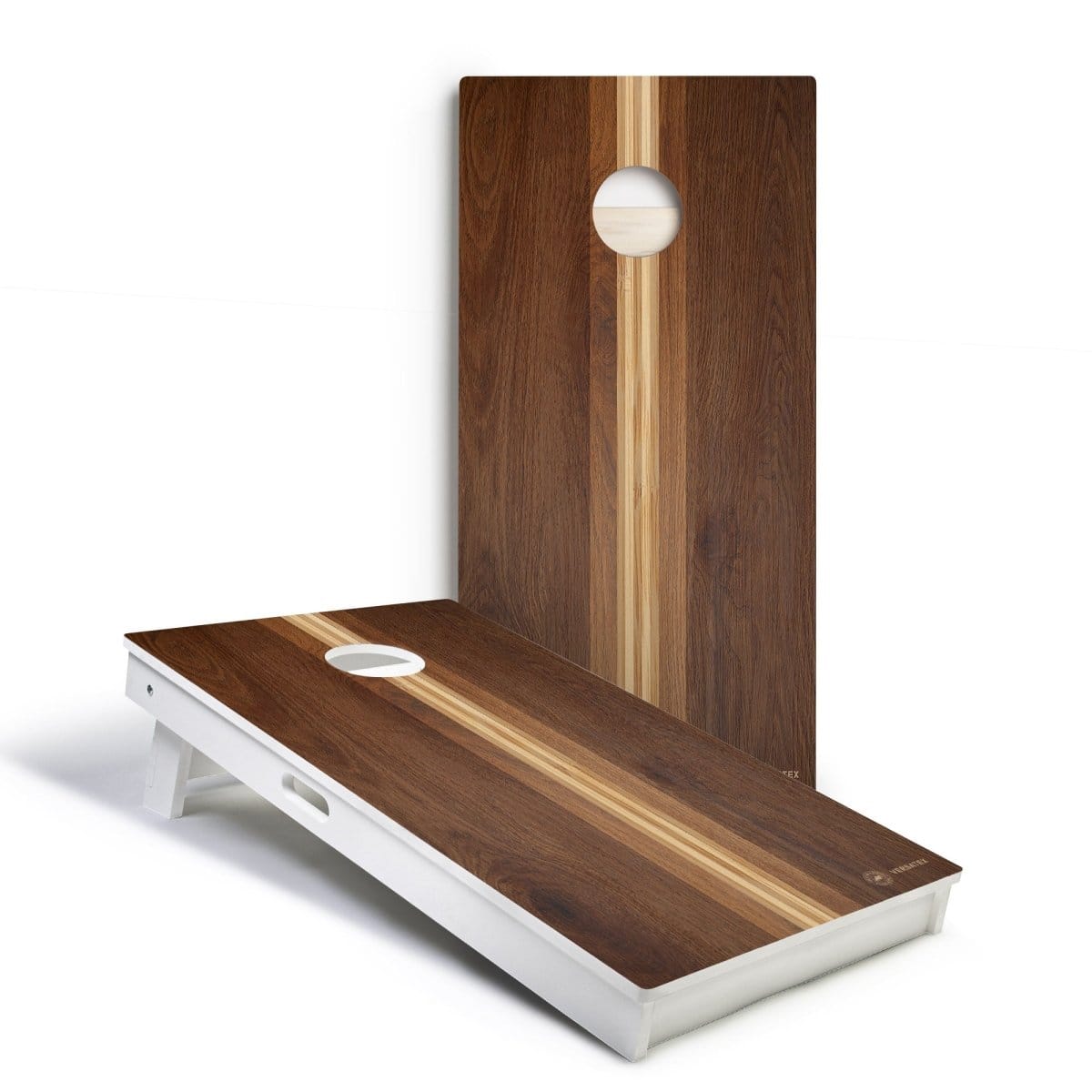 American Cornhole Association Versatex All-Weather Cornhole Boards Walnut Surfboard Versatex All-Weather Cornhole Boards
