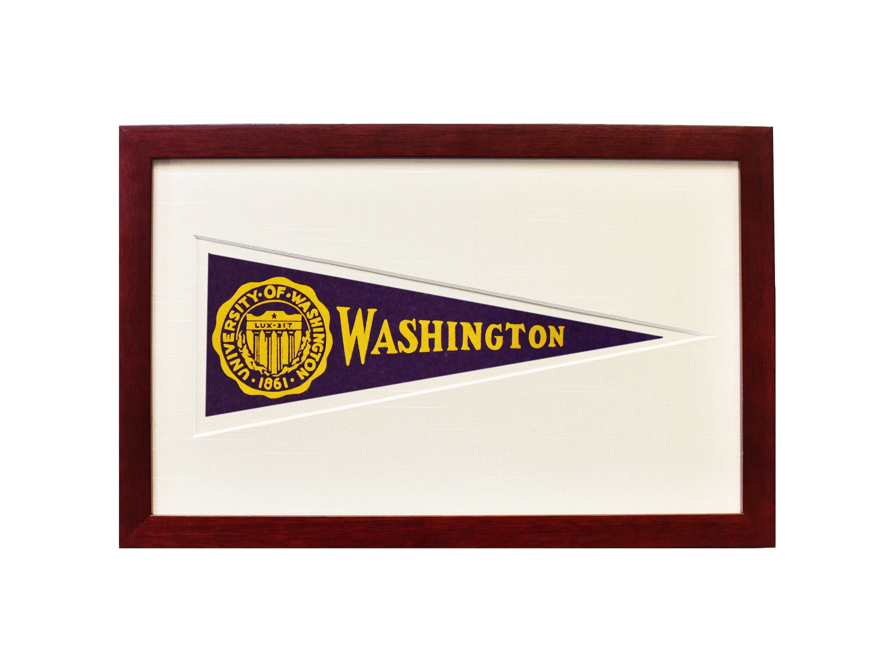Americana Memories Vintage University of Washington Hormel Pennant