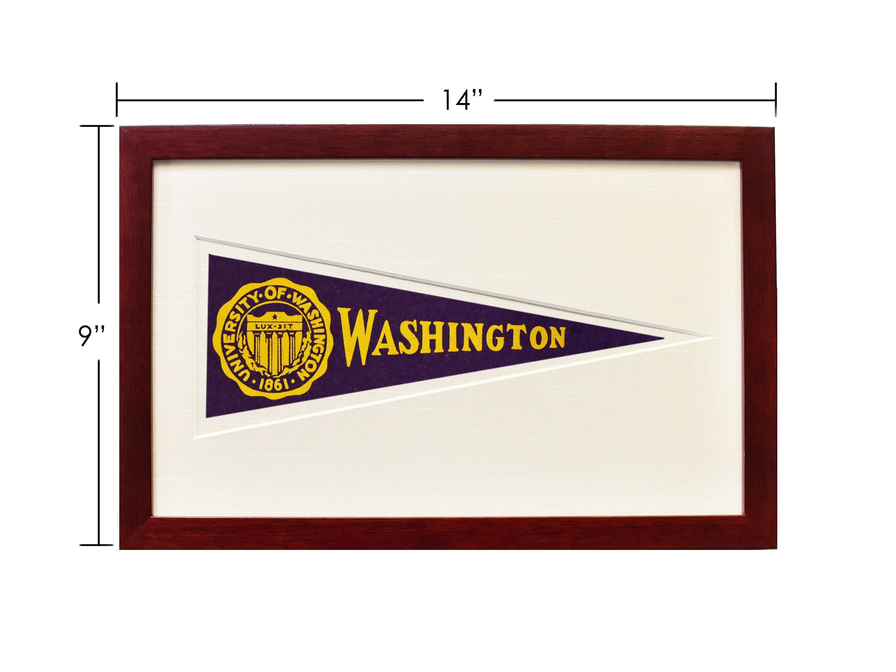 Americana Memories Vintage University of Washington Hormel Pennant