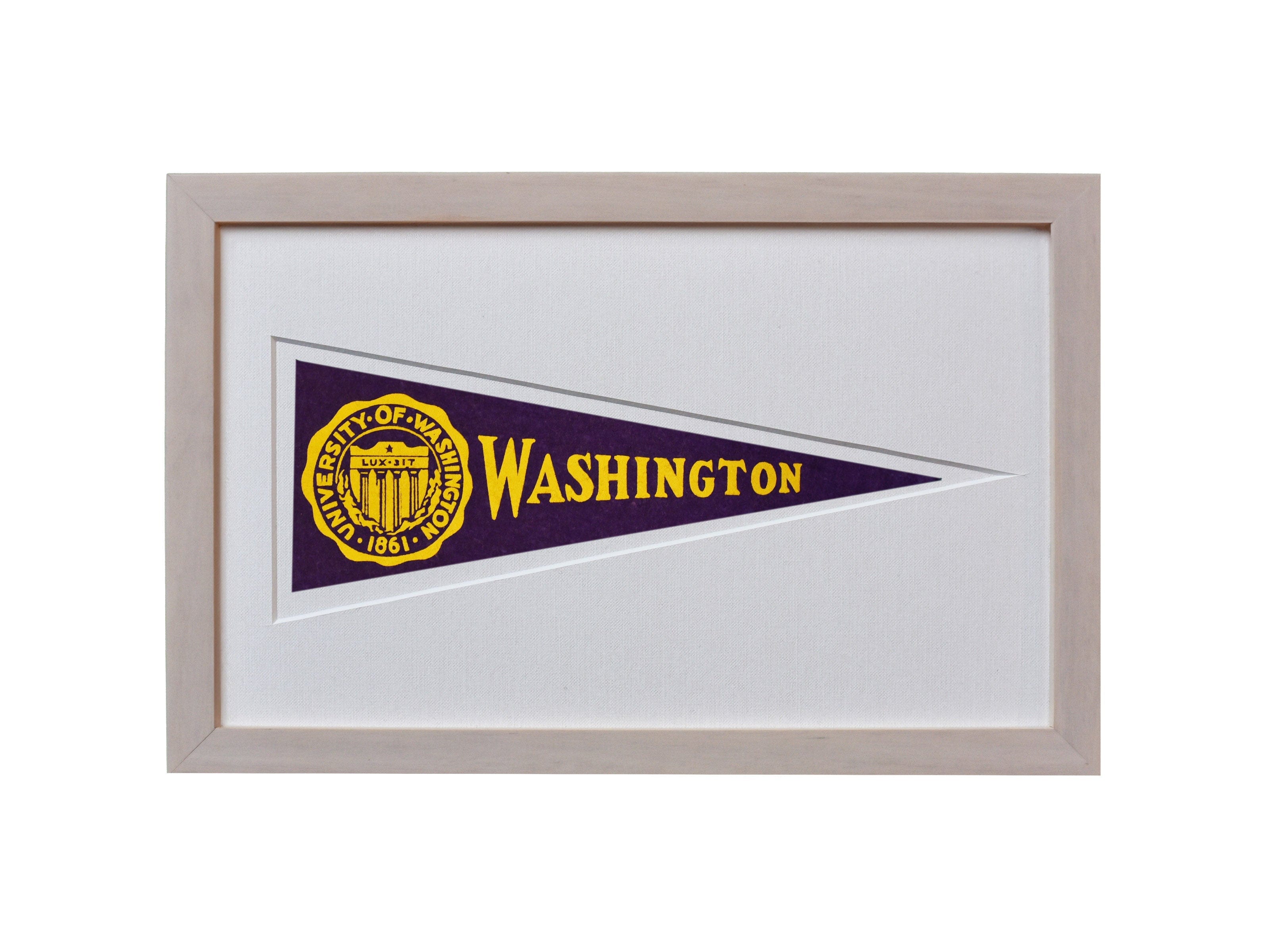 Vintage University of Washington Hormel Pennant - My American Goods