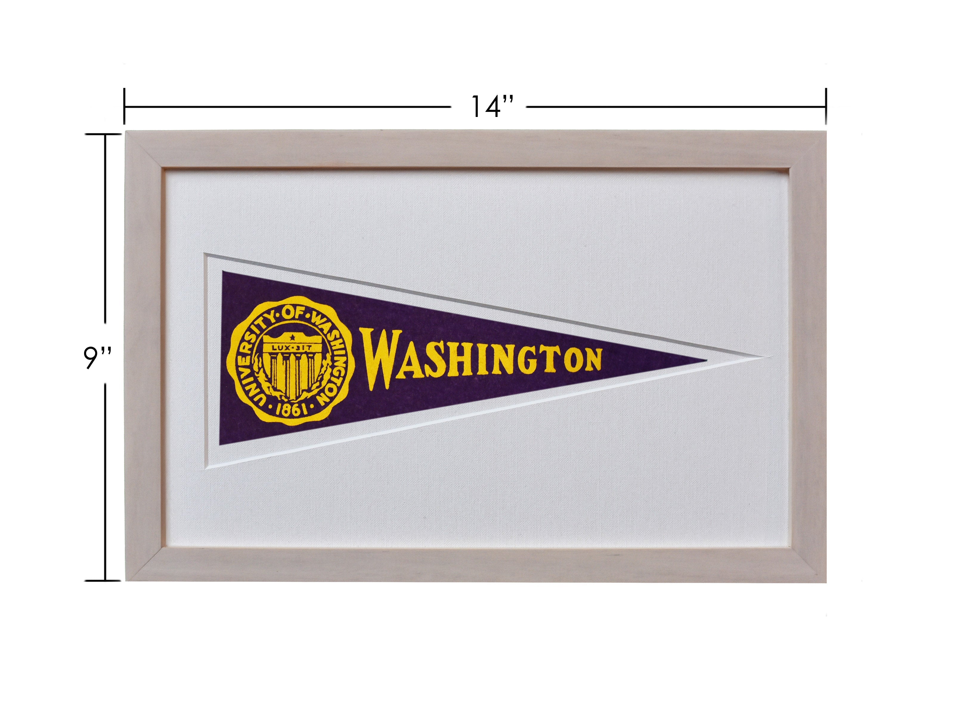 Vintage University of Washington Hormel Pennant