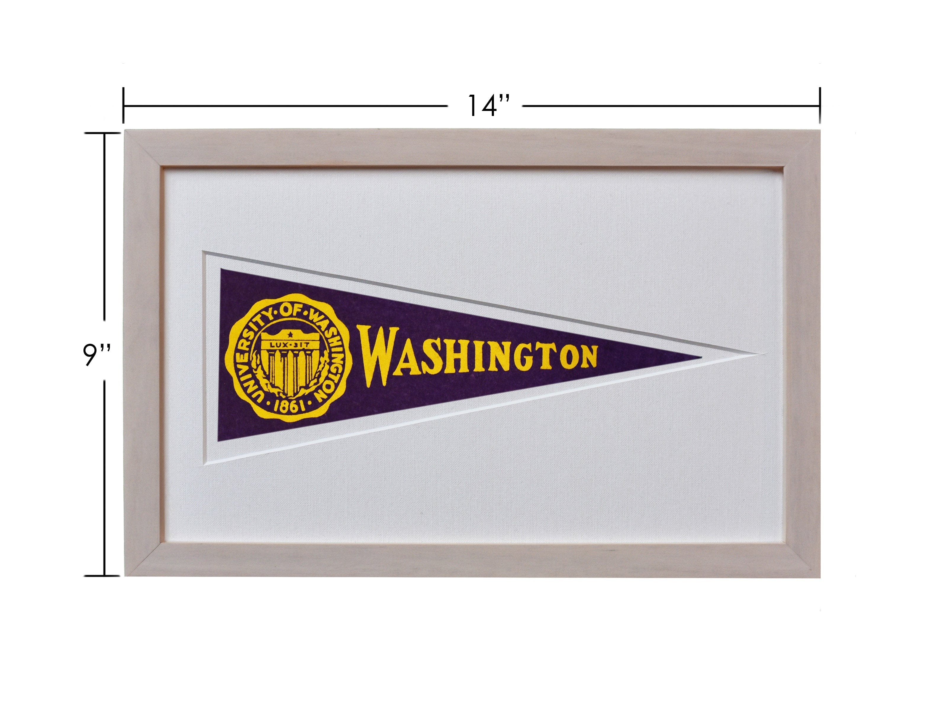 Vintage University of Washington Hormel Pennant - My American Goods