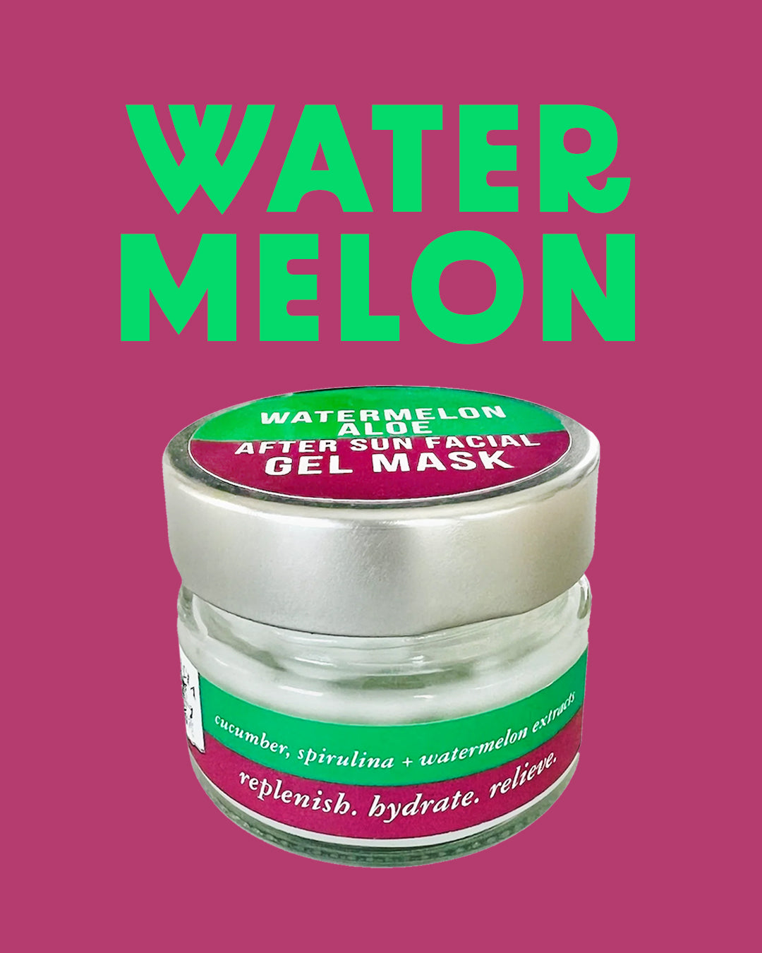 Watermelon Aloe After Sun Gel Facial Mask