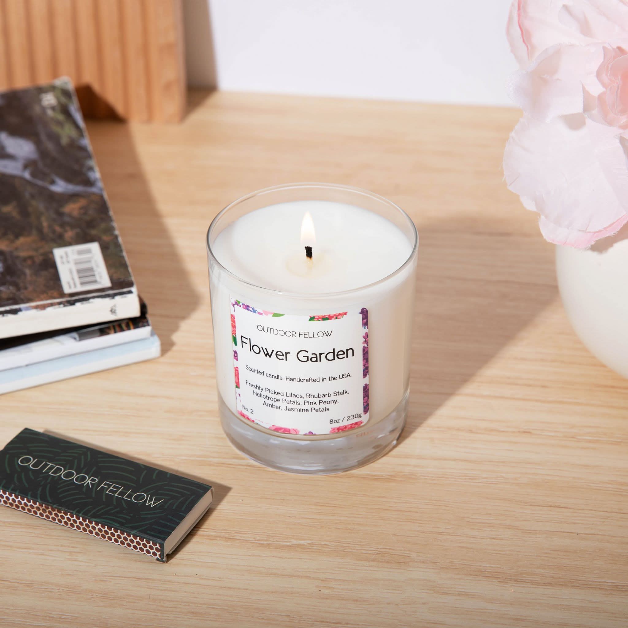 Outdoor Fellow Candles Flower Garden Scented Candle