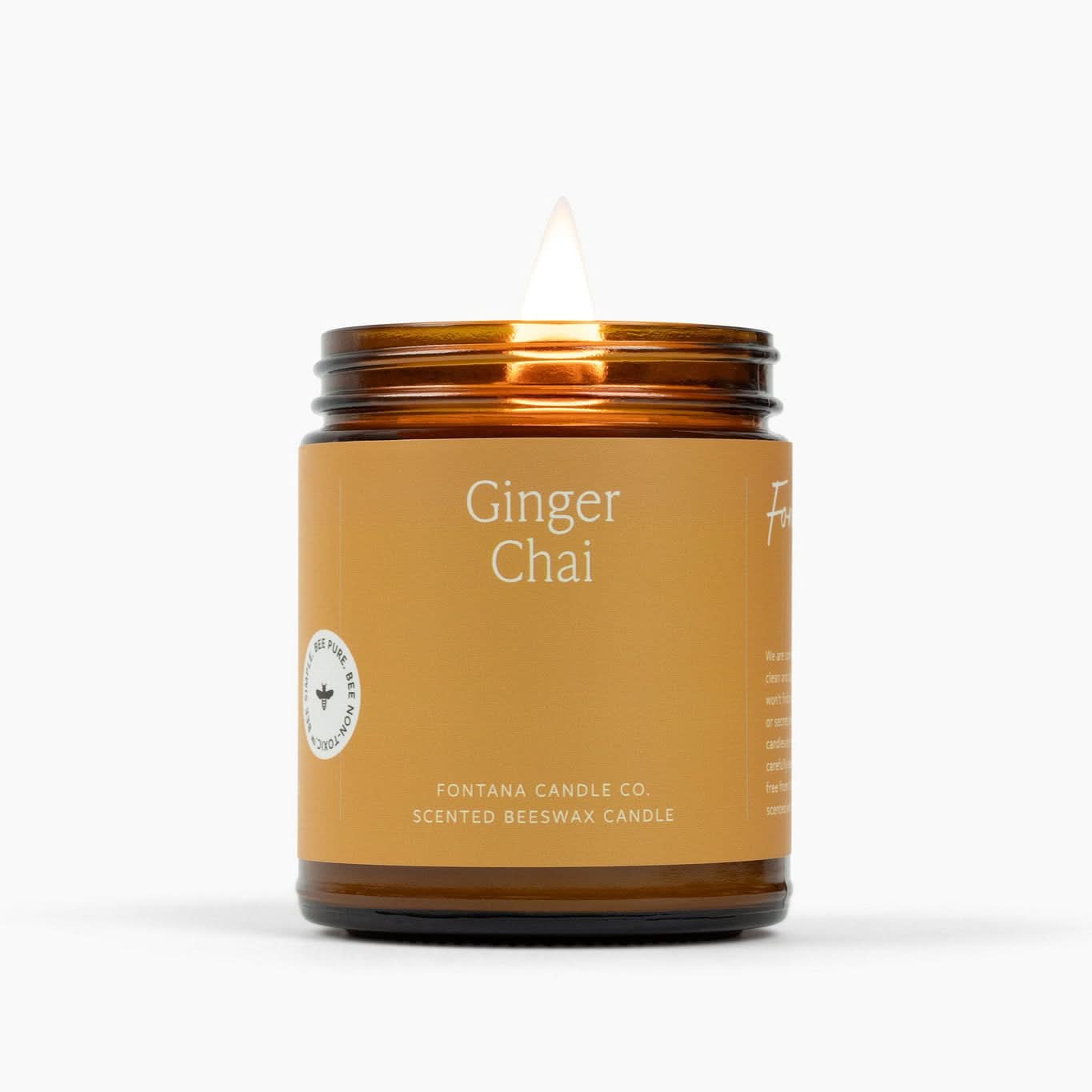 Fontana Candle Co Candles Ginger Chai Jar Candle
