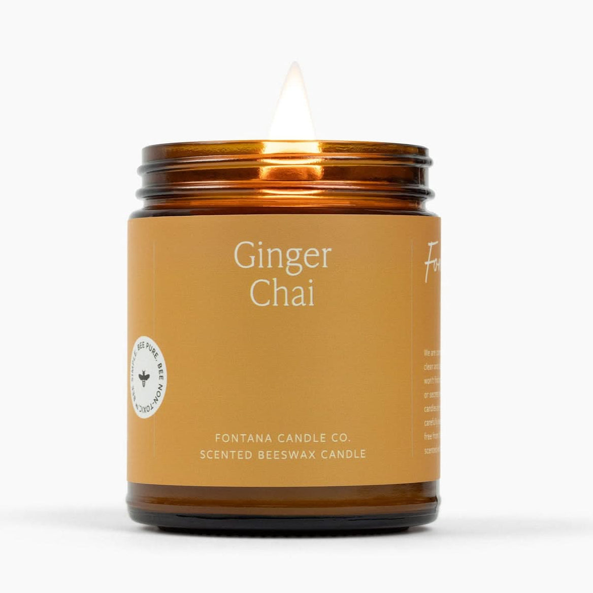 Fontana Candle Co Candles Ginger Chai Jar Candle
