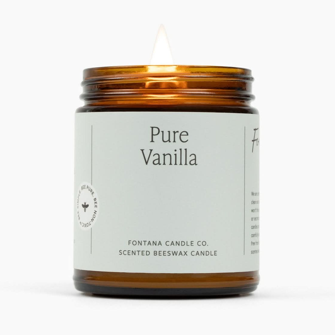 Fontana Candle Co Candles Jar Candle Pure Vanilla Jar Candle