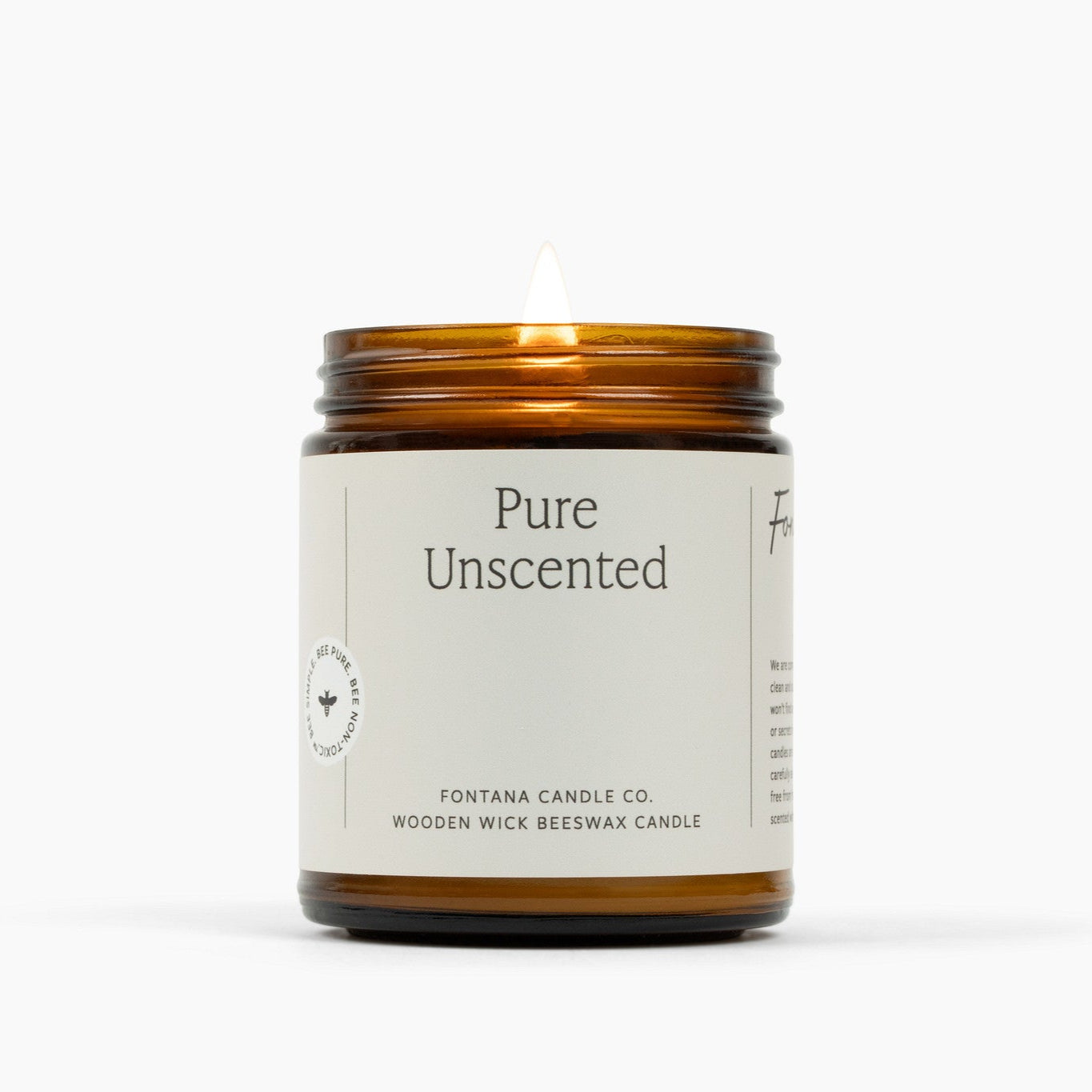 Pure Unscented Jar Candle - My American Goods