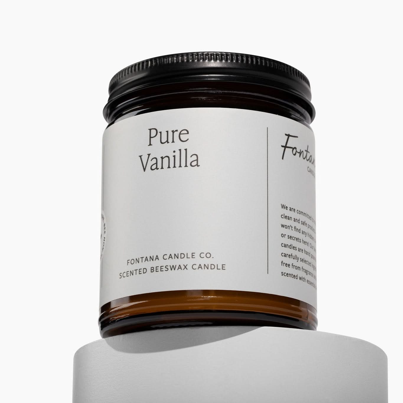 Fontana Candle Co Candles Jar Candle Pure Vanilla Jar Candle