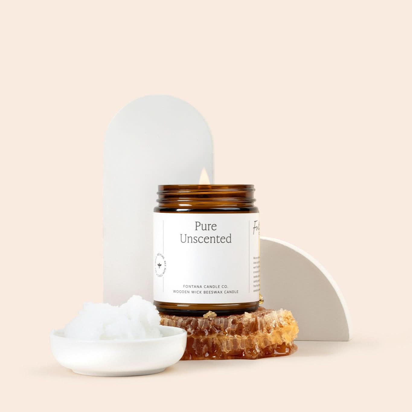 Pure Unscented Jar Candle - My American Goods