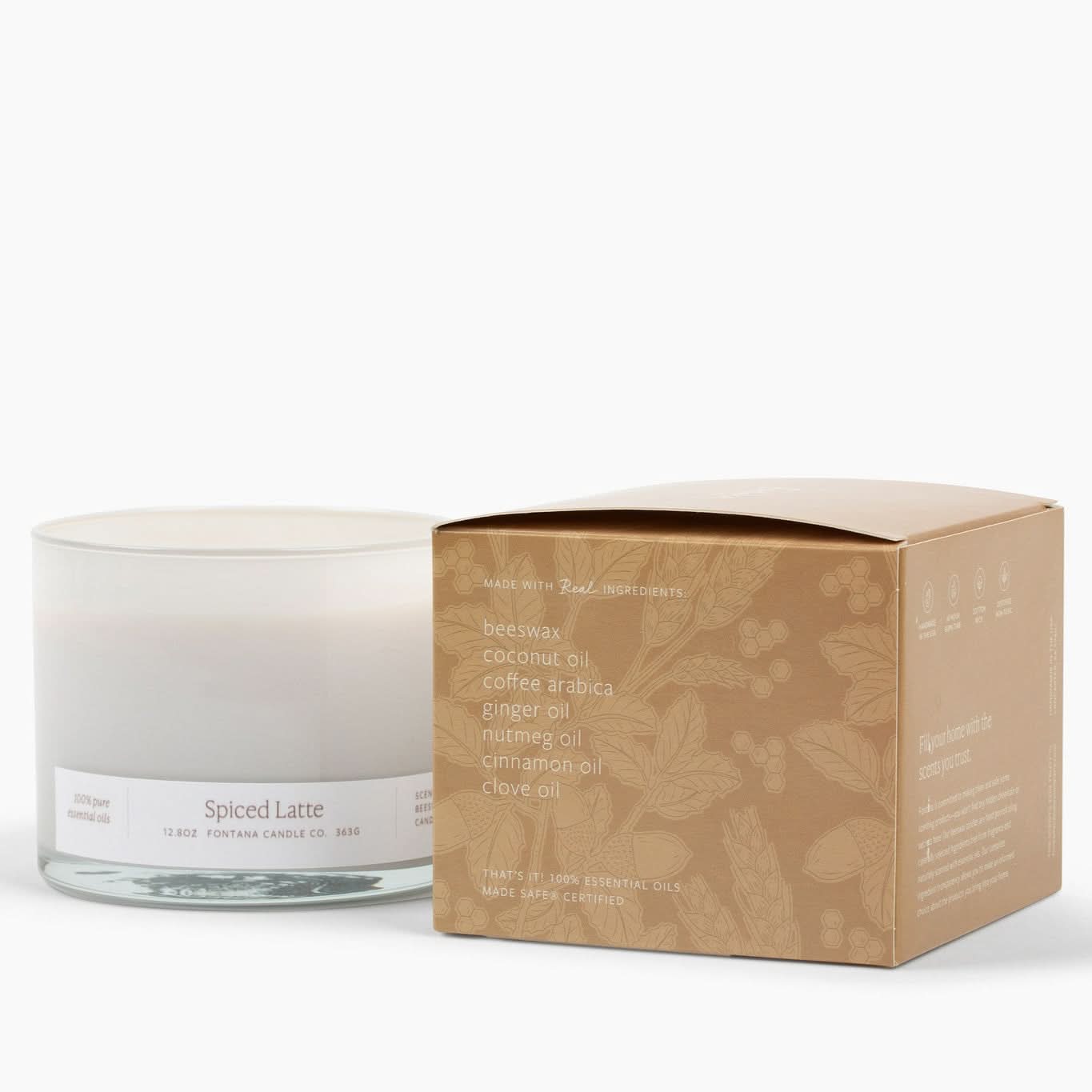 Spiced Latte 3-Wick Candle - My American Goods