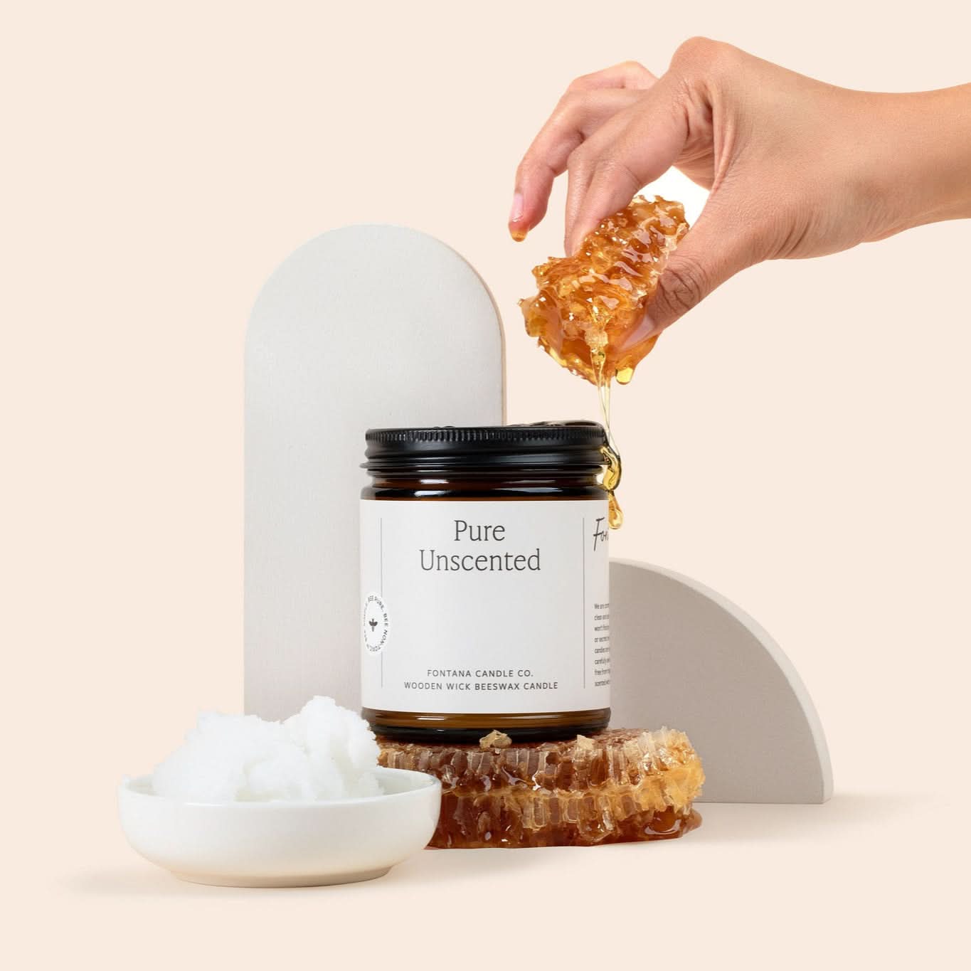 Pure Unscented Jar Candle - My American Goods