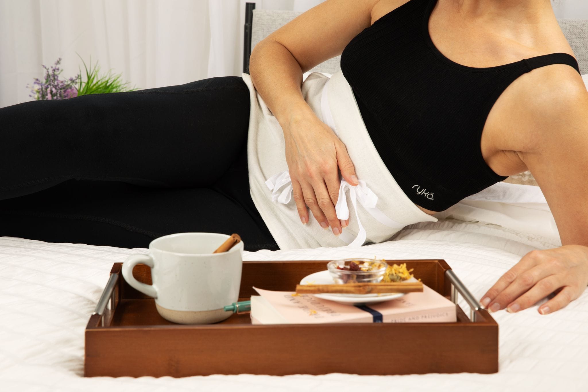 Roots and Leaves, LLC Castor oil wrap LARGE for Liver/Pelvic/Stomach area- 100% Organic & Handmade in USA