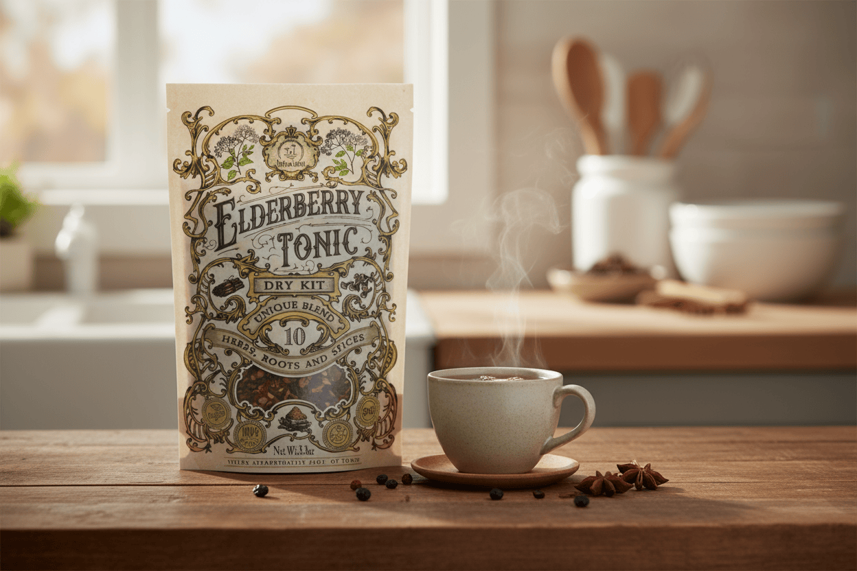 Elderberry Tonic DIY Dry Kit - My American Goods