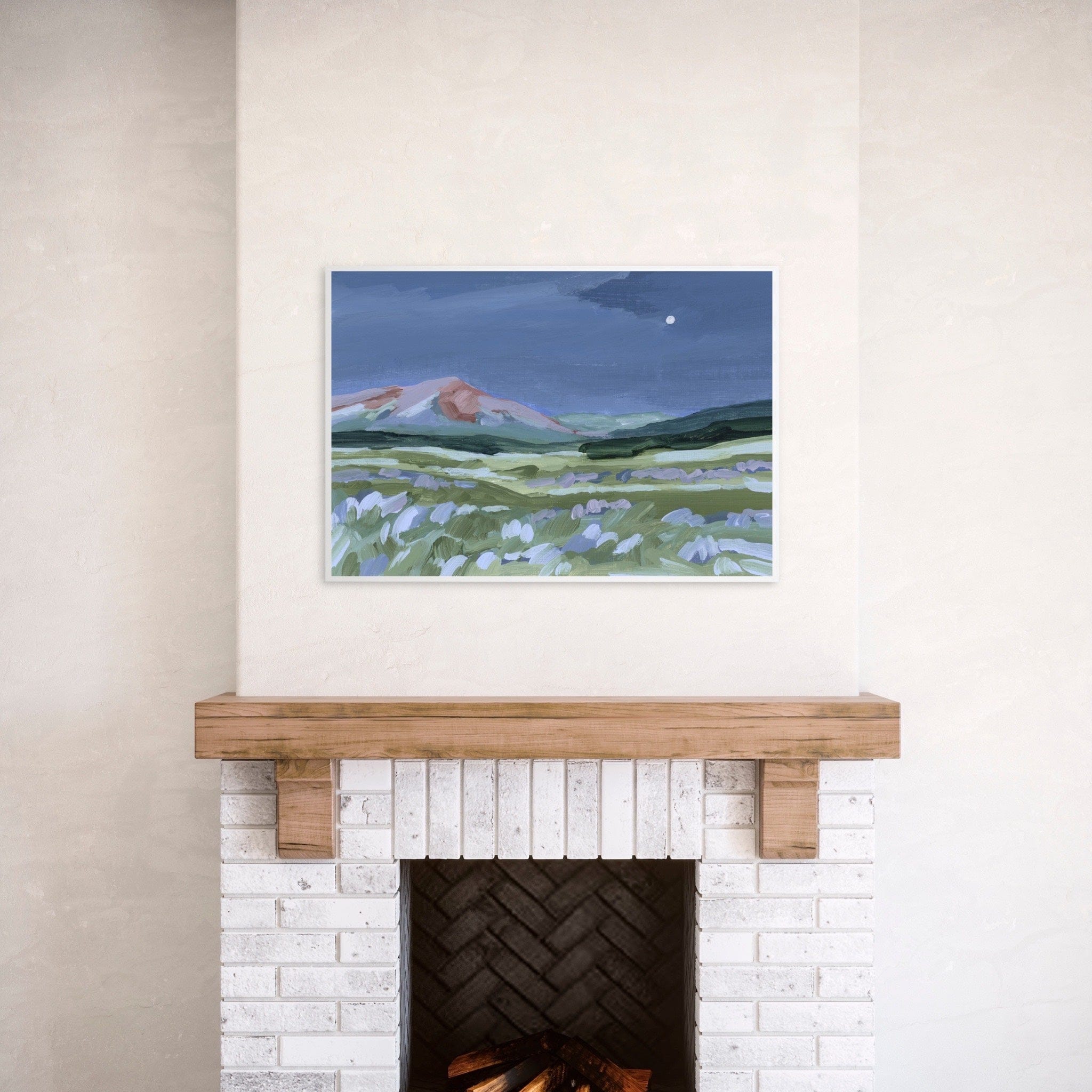 Katie Garrison Art Print "When the Moon Shines II" Art Print