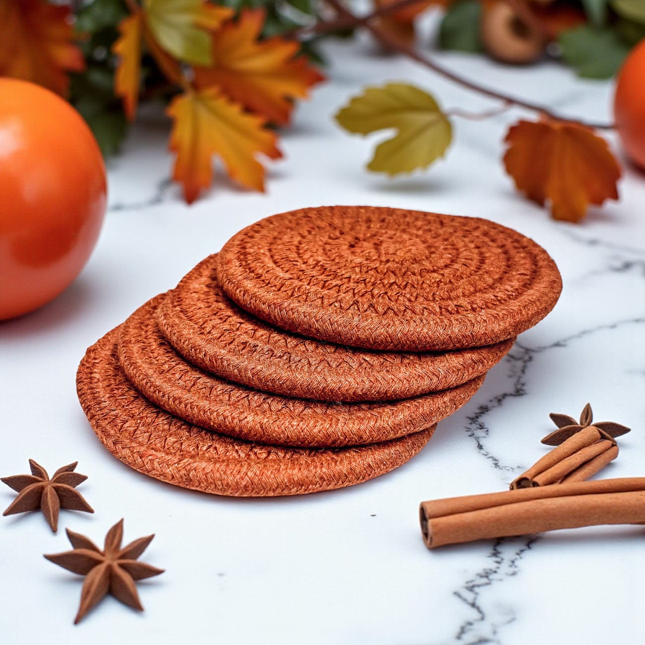 Fall Fabric Coasters