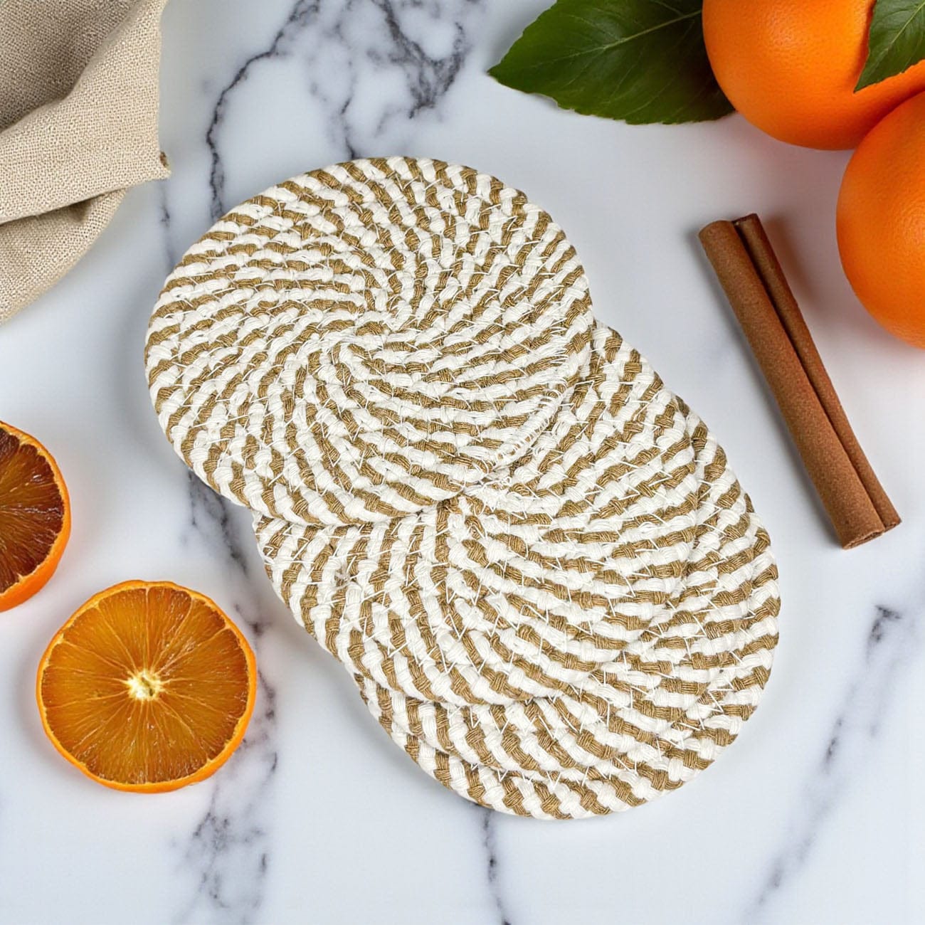 Fall Fabric Coasters