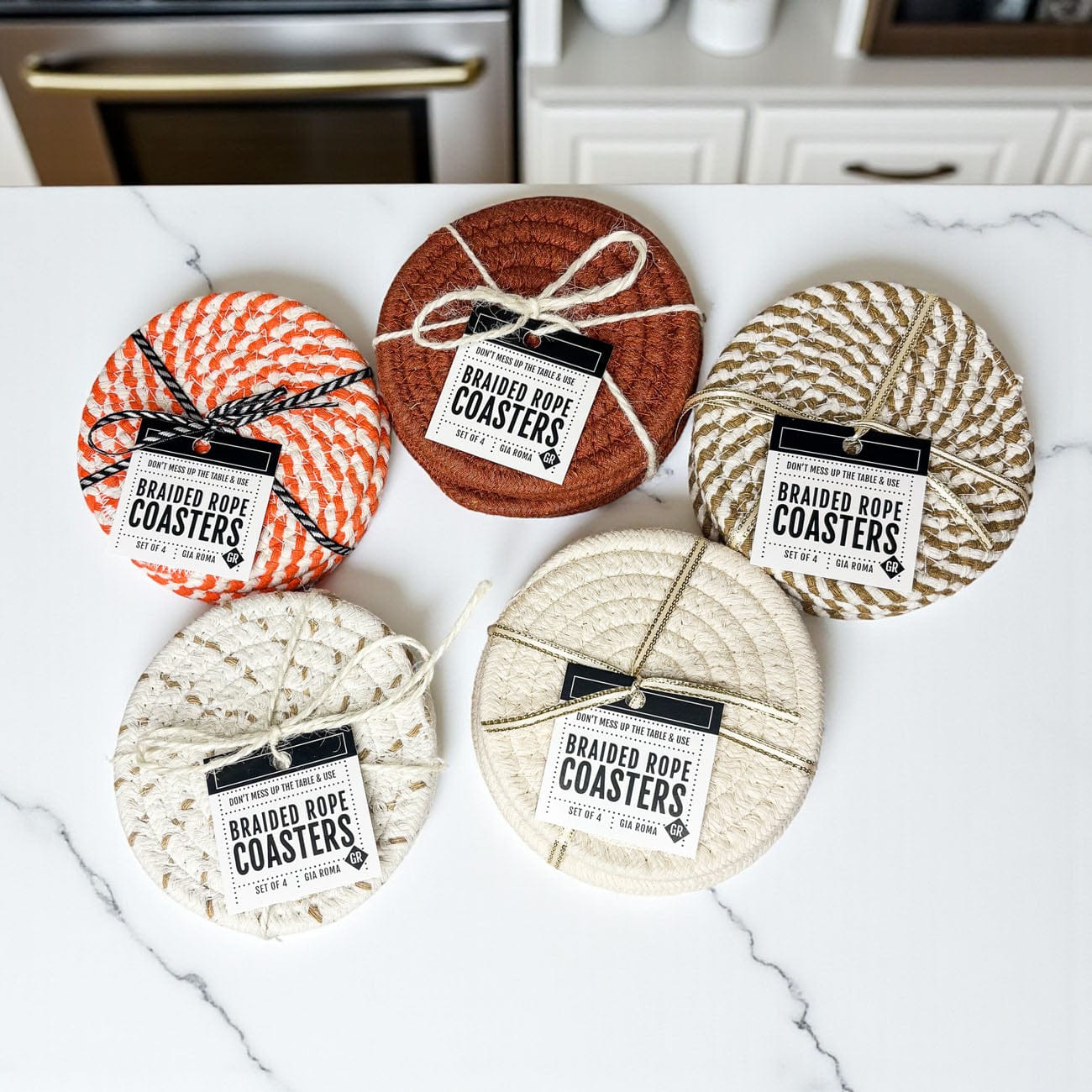 Fall Fabric Coasters