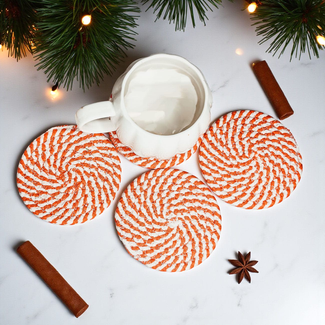 Fall Fabric Coasters