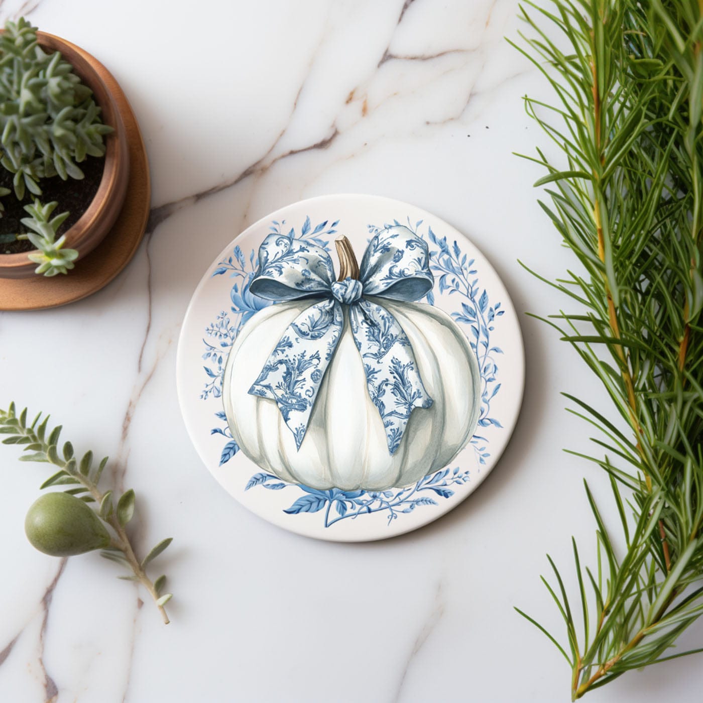 Gia Roma Coaster Chinoiserie Halloween Coasters