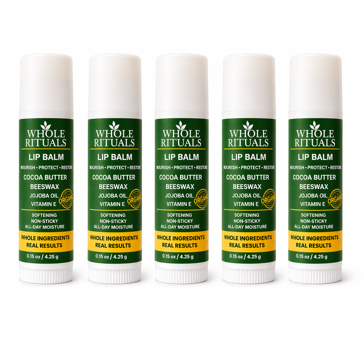 Cocoa Butter Lip Balm | Beeswax + Jojoba Oil + Vitamin E