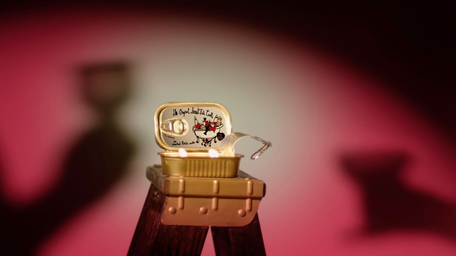 Tinned Fish Candle - Smoked Rose Water (Roses and Campfire Scented) - My American Goods