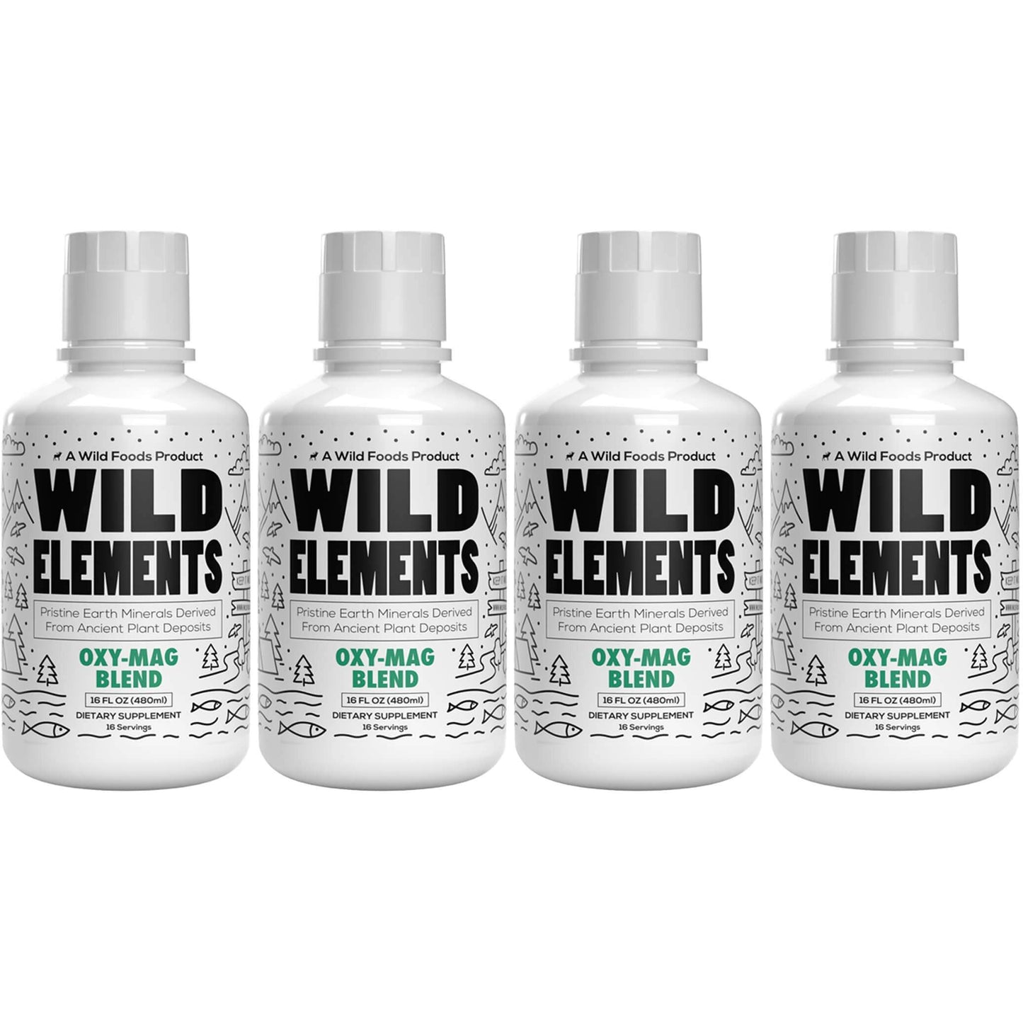 Liquidating: Oxy-Mag: Magnesium Minerals Blend, 16 servings - Derived from Ancient Plants - My American Goods