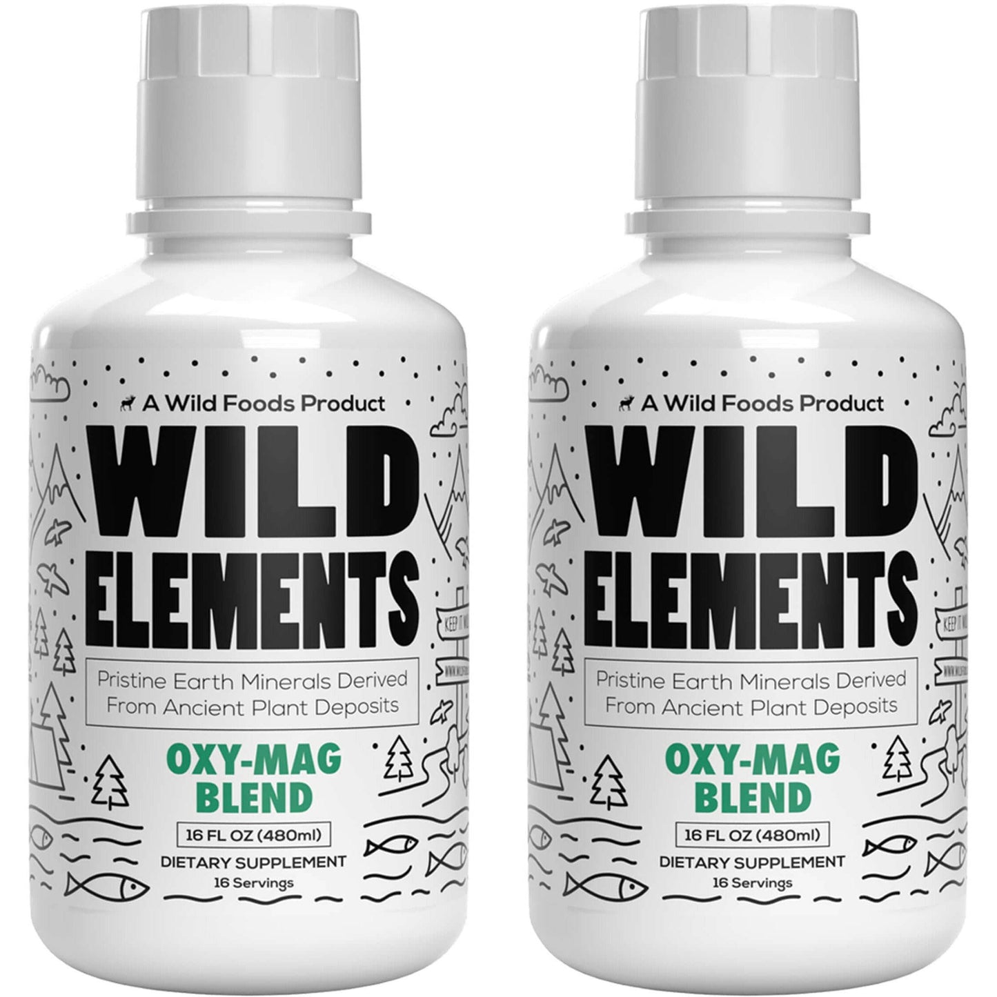 Liquidating: Oxy-Mag: Magnesium Minerals Blend, 16 servings - Derived from Ancient Plants - My American Goods