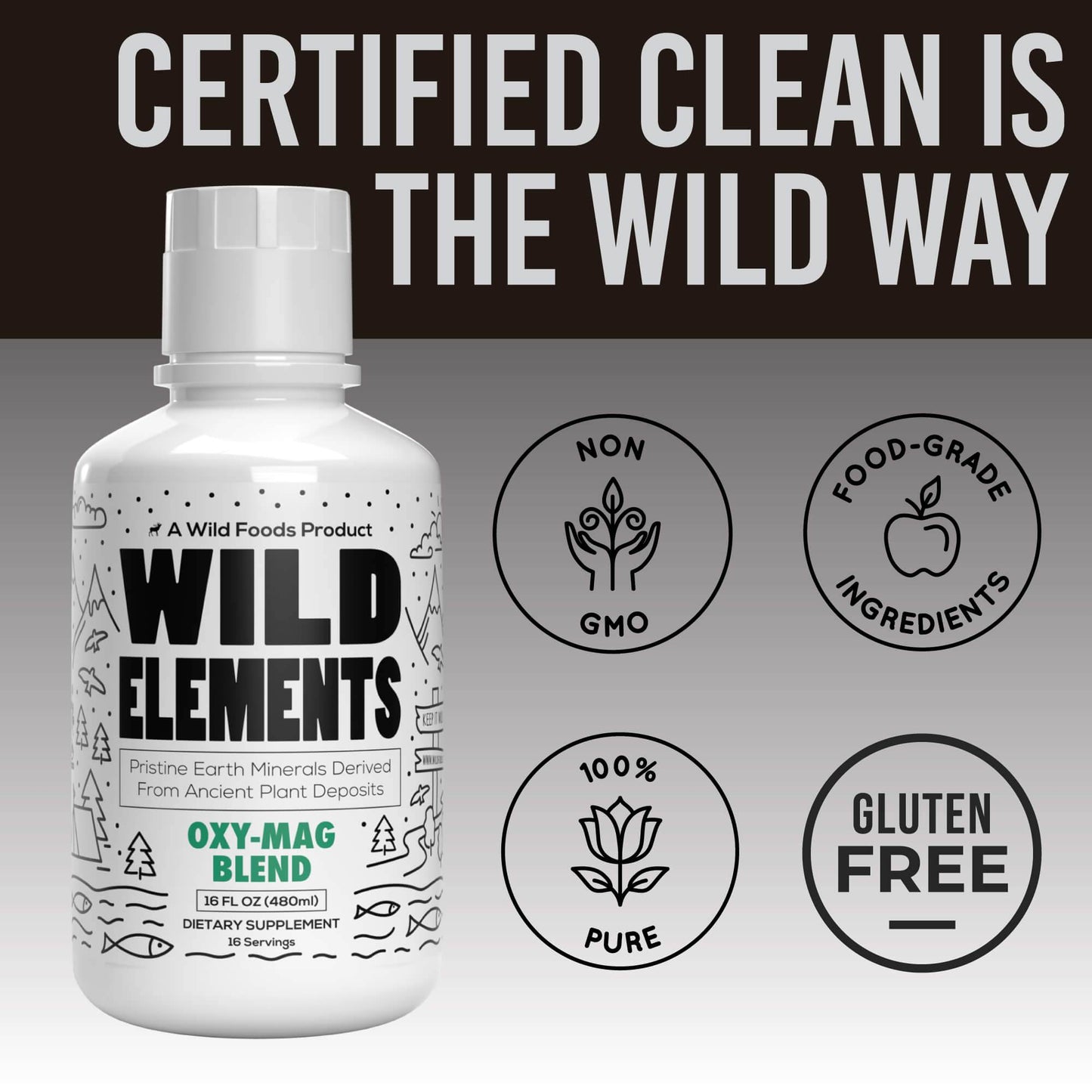 Liquidating: Oxy-Mag: Magnesium Minerals Blend, 16 servings - Derived from Ancient Plants - My American Goods